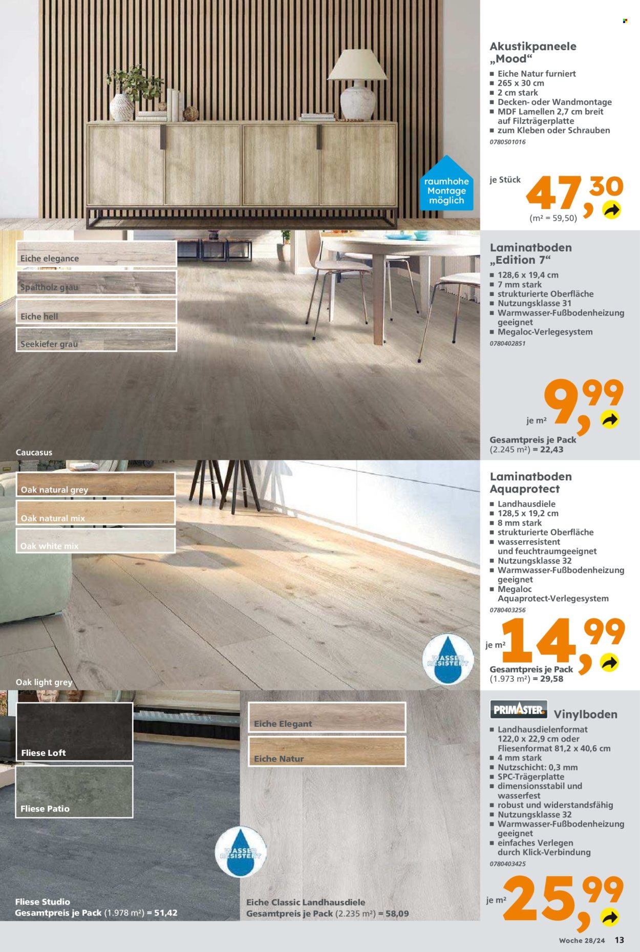 Globus Baumarkt Prospekte  - 8.07.2024 - 13.07.2024. Seite 13