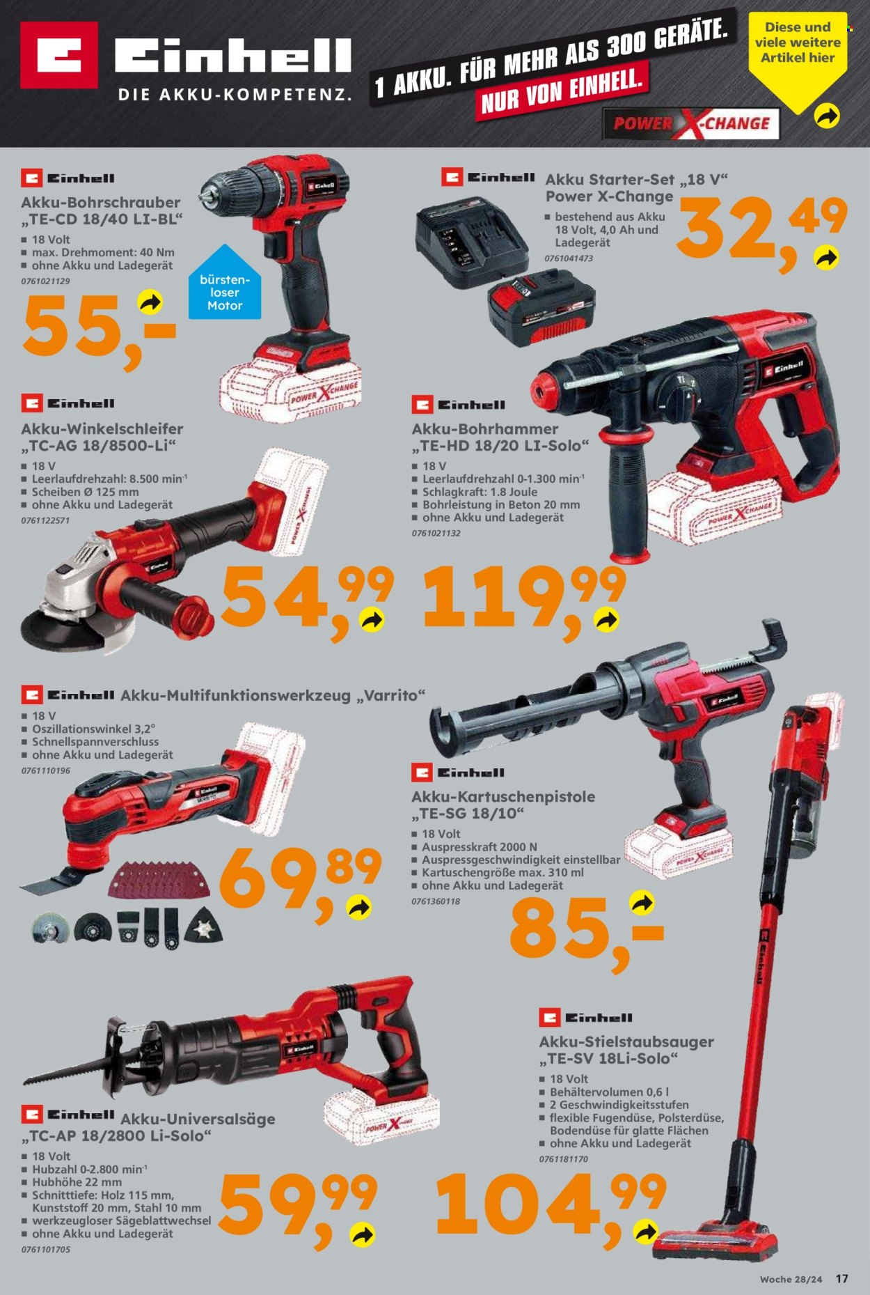 Globus Baumarkt Prospekte  - 8.07.2024 - 13.07.2024. Seite 17