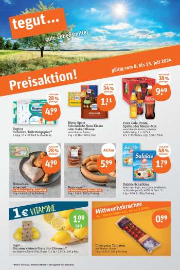 Prospekte tegut... - 8.07.2024 - 13.07.2024.