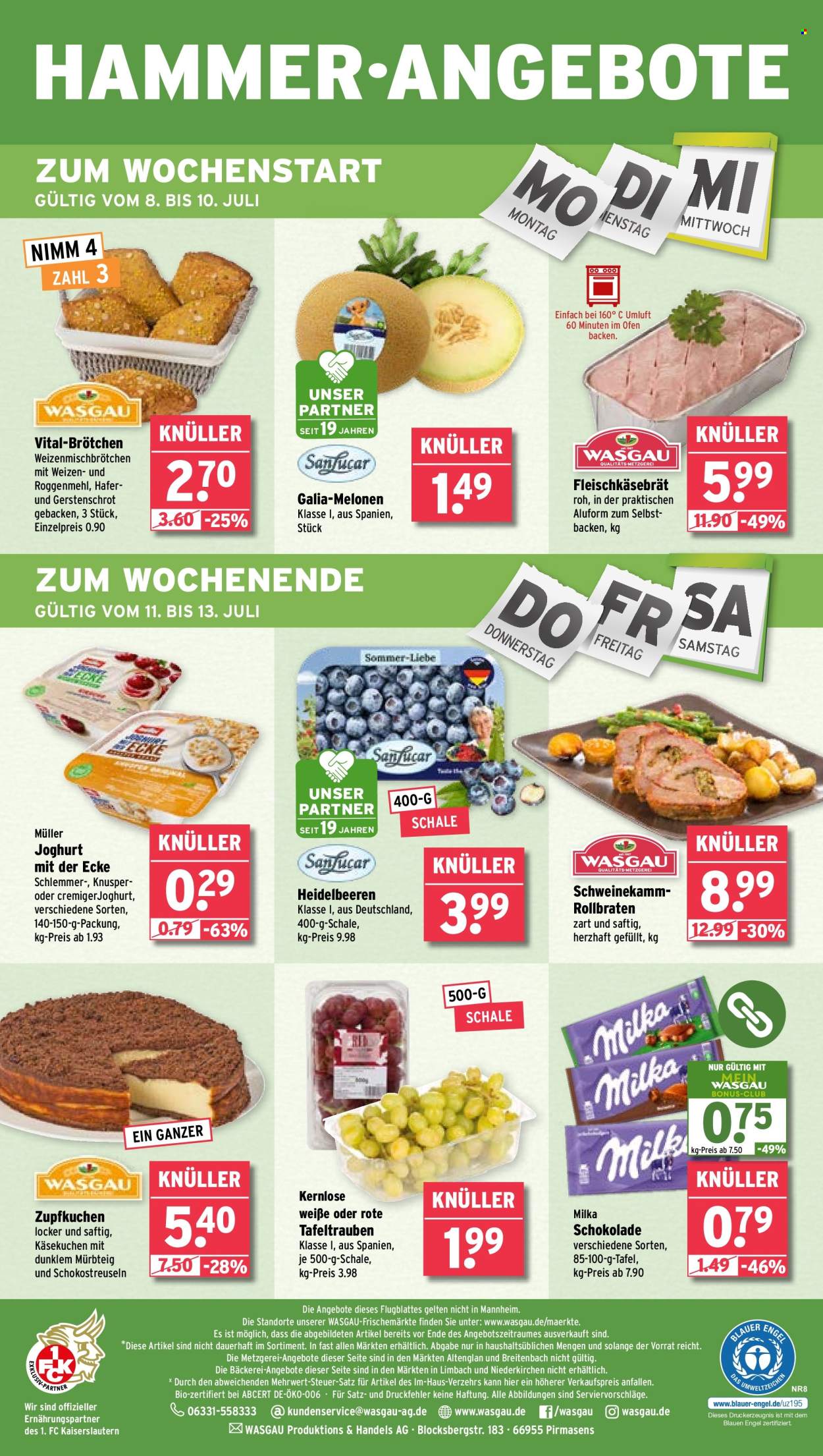 Wasgau Prospekte  - 8.07.2024 - 13.07.2024. Seite 24