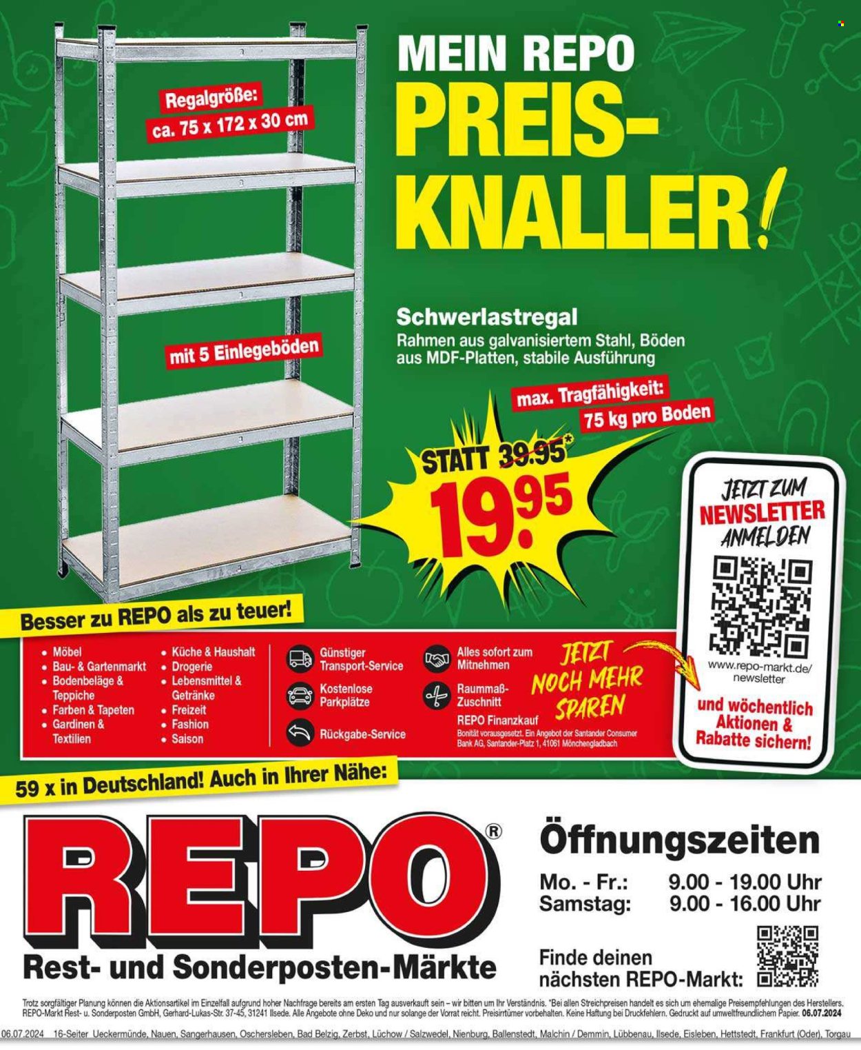 Repo Prospekte  - 8.07.2024 - 13.07.2024. Seite 16