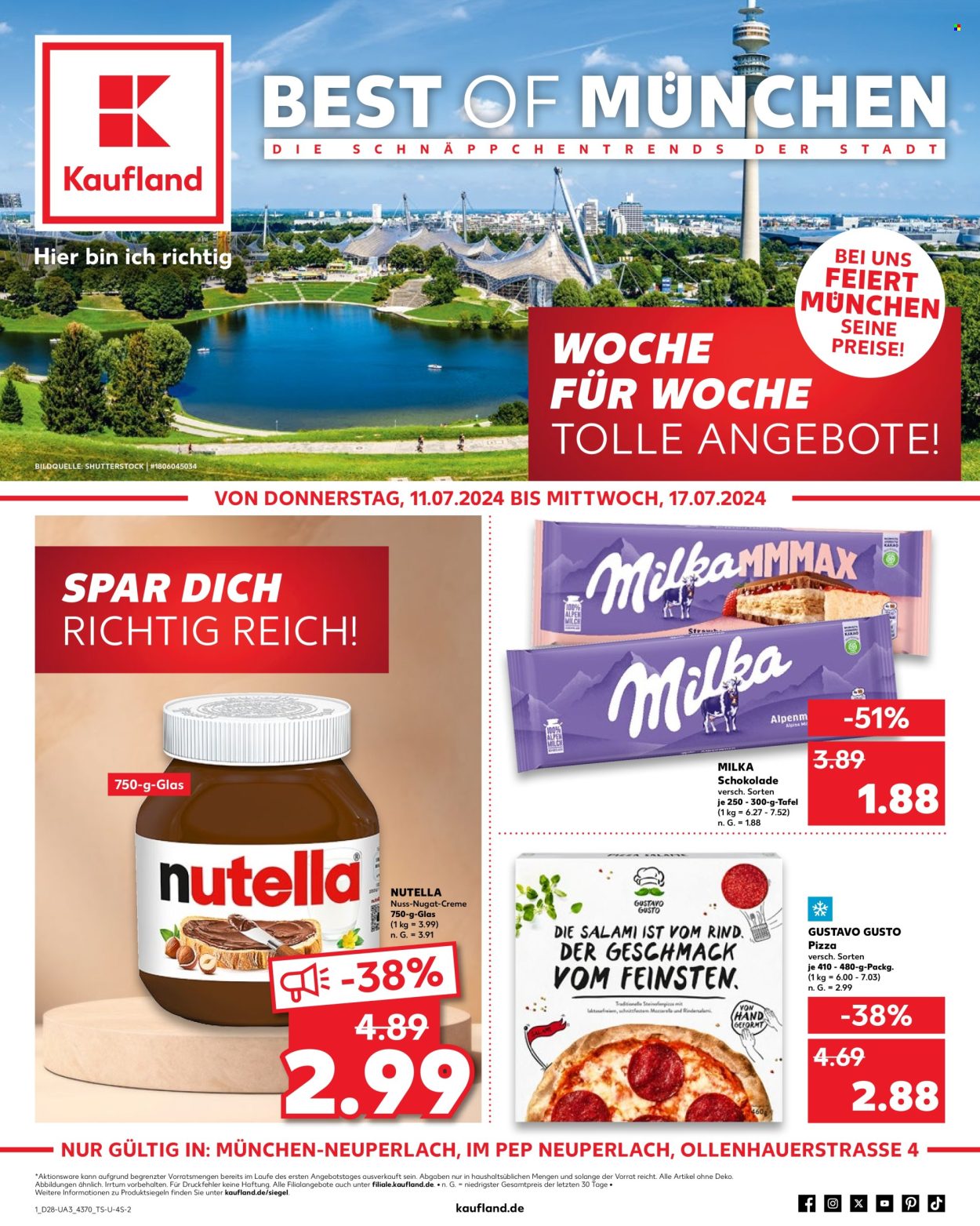 Kaufland Prospekte  - 11.07.2024 - 17.07.2024. Seite 1