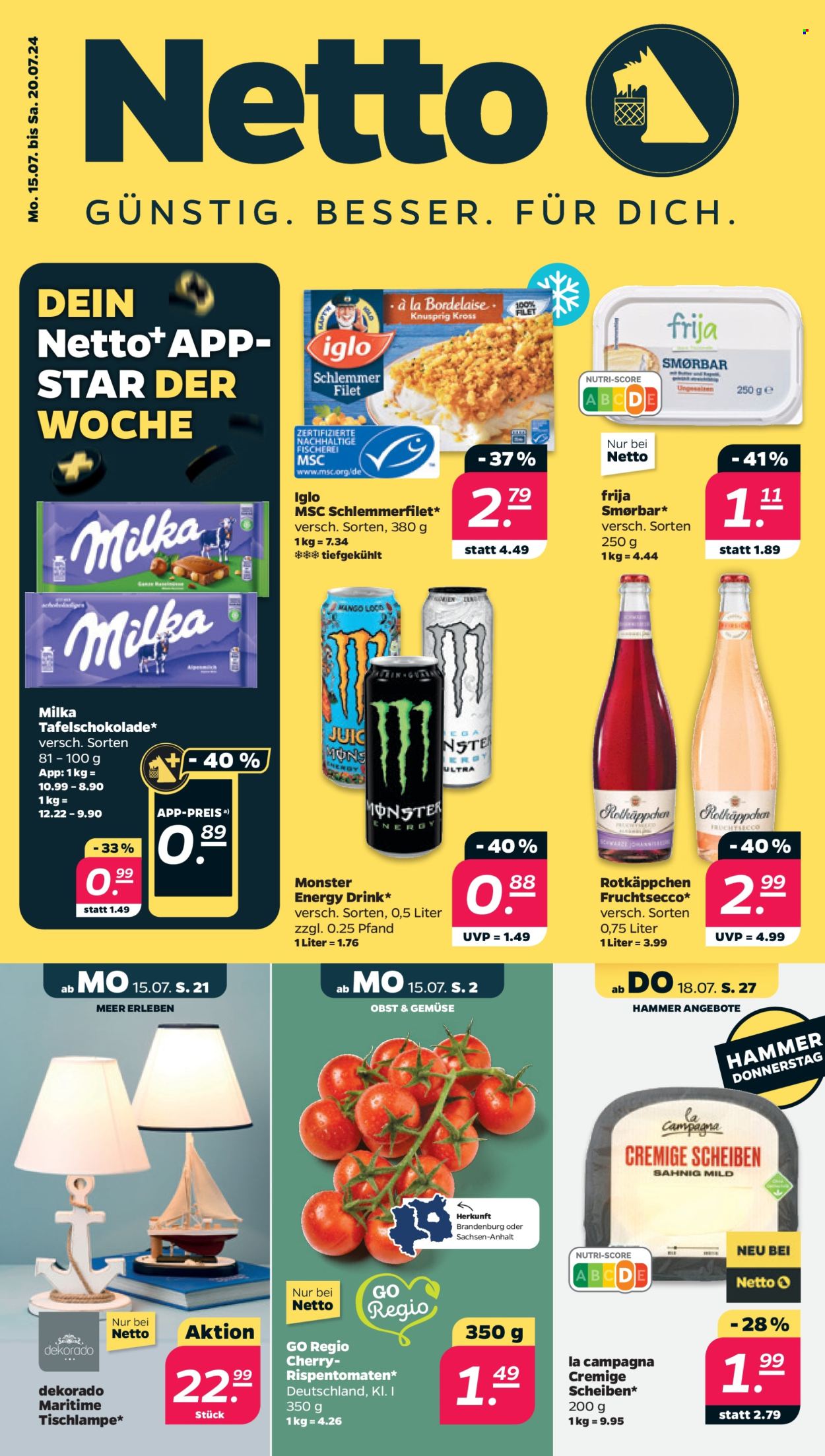 Netto Prospekte  - 15.07.2024 - 20.07.2024. Seite 1
