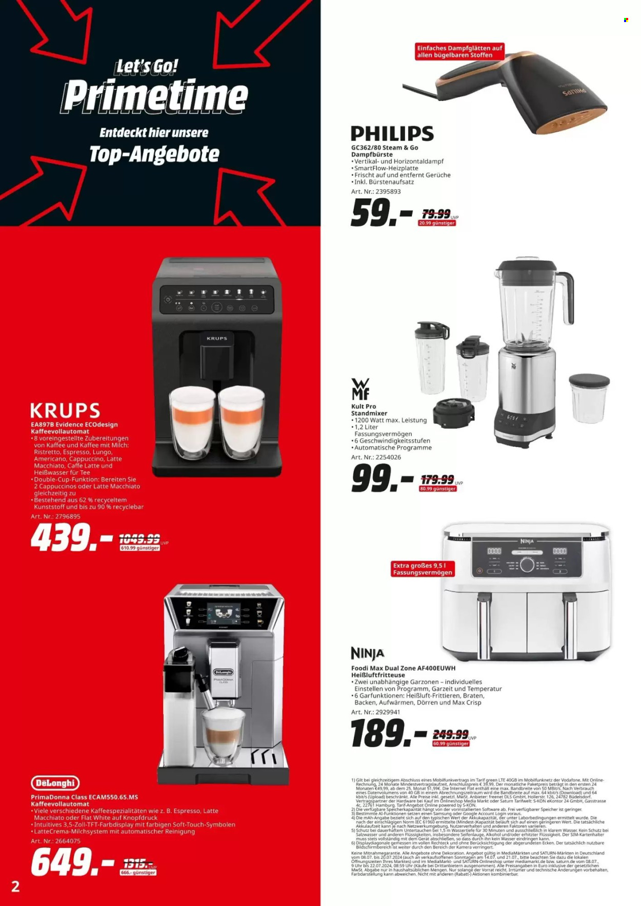 MediaMarkt Prospekte  - 8.07.2024 - 22.07.2024. Seite 2