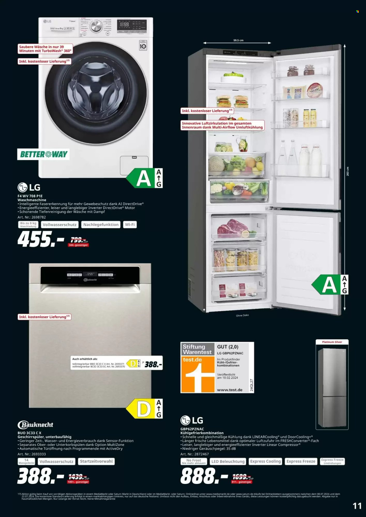 MediaMarkt Prospekte  - 8.07.2024 - 22.07.2024. Seite 11