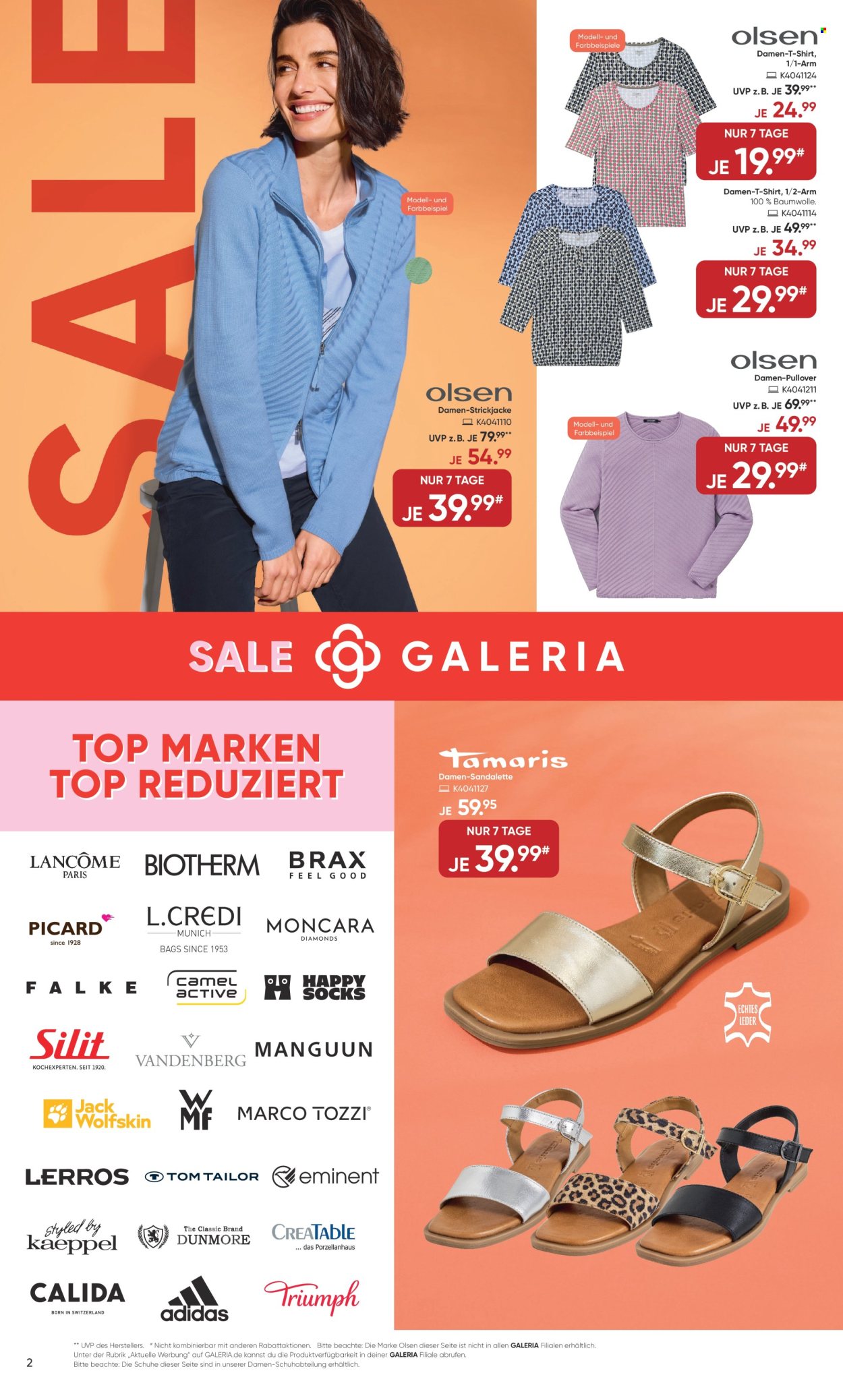 GALERIA Karstadt Kaufhof Prospekte  - 10.07.2024 - 16.07.2024. Seite 2