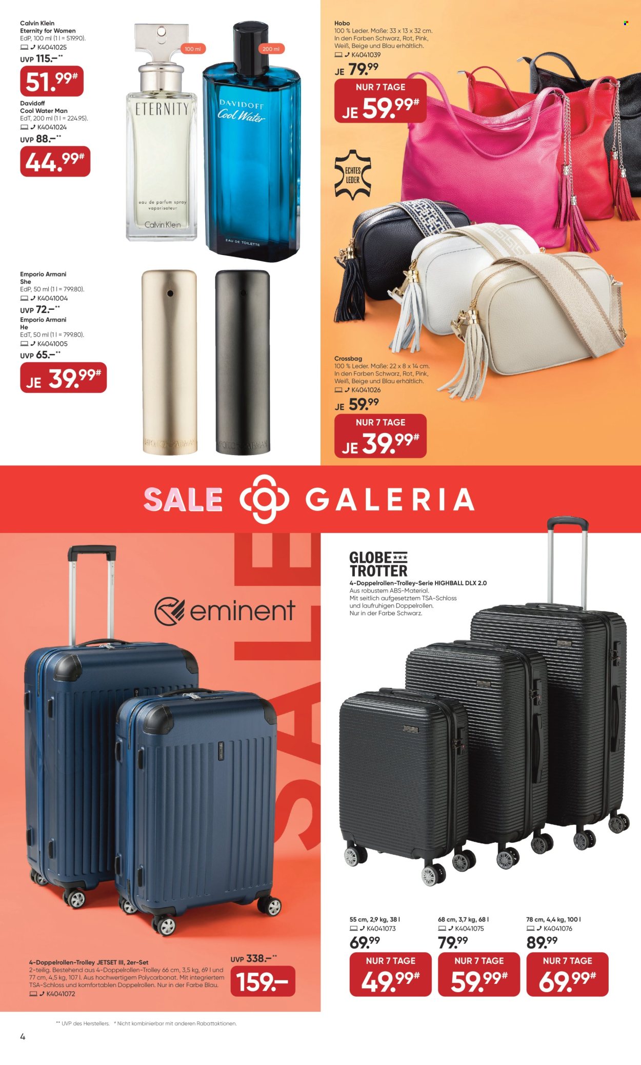 GALERIA Karstadt Kaufhof Prospekte  - 10.07.2024 - 16.07.2024. Seite 4