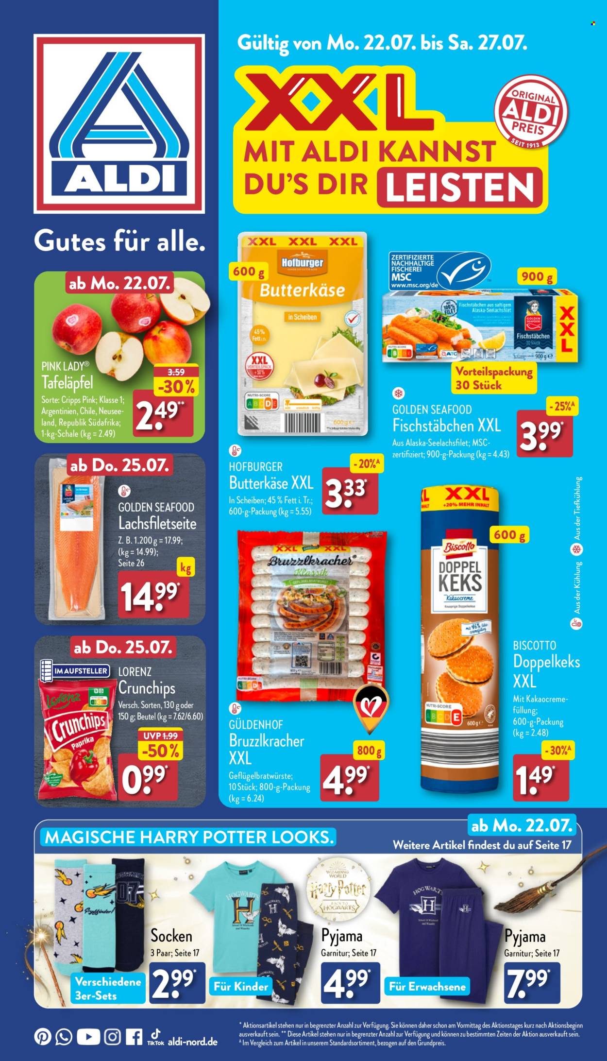 ALDI Nord Prospekte  - 22.07.2024 - 27.07.2024. Seite 1