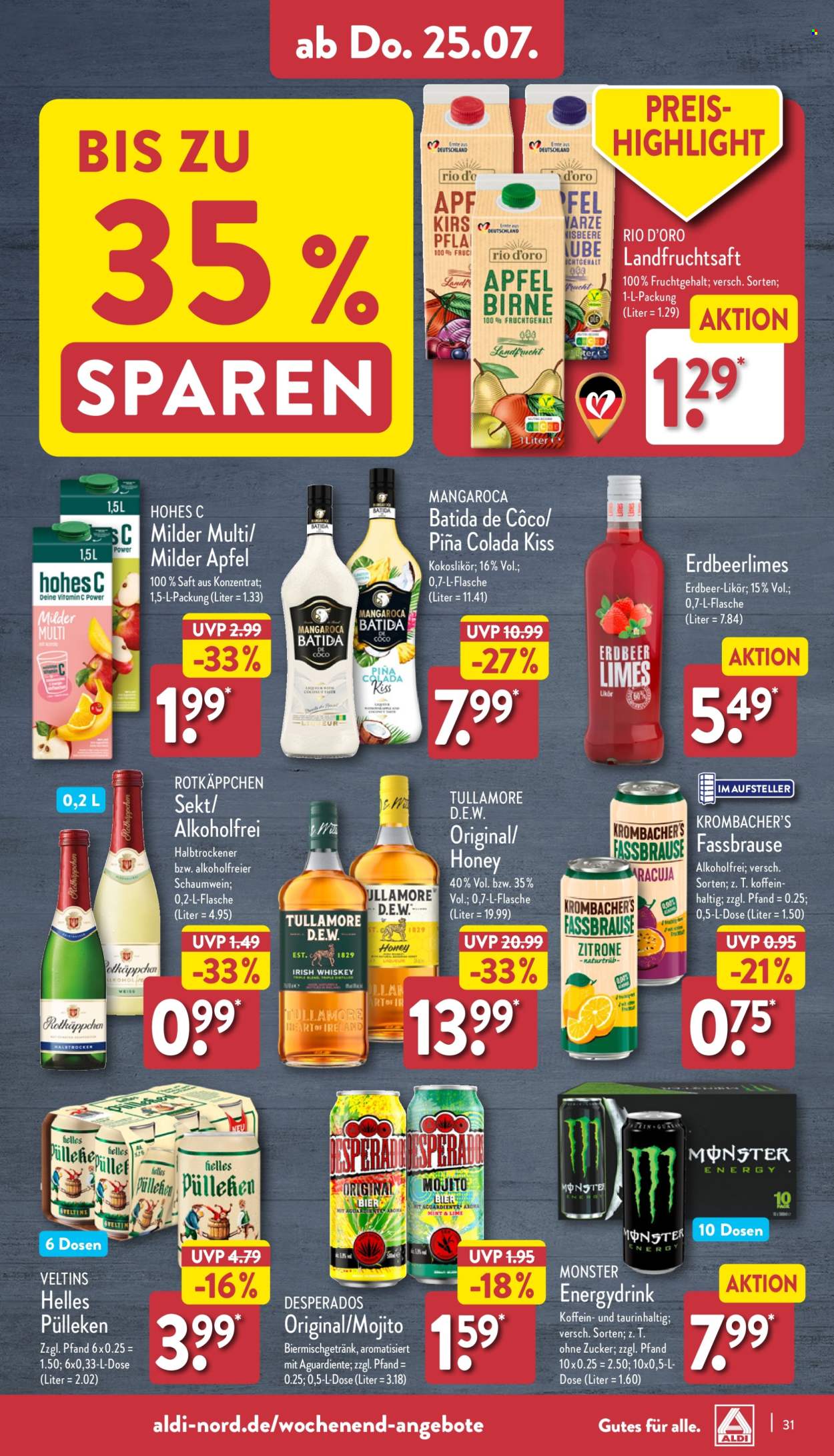 ALDI Nord Prospekte  - 22.07.2024 - 27.07.2024. Seite 31