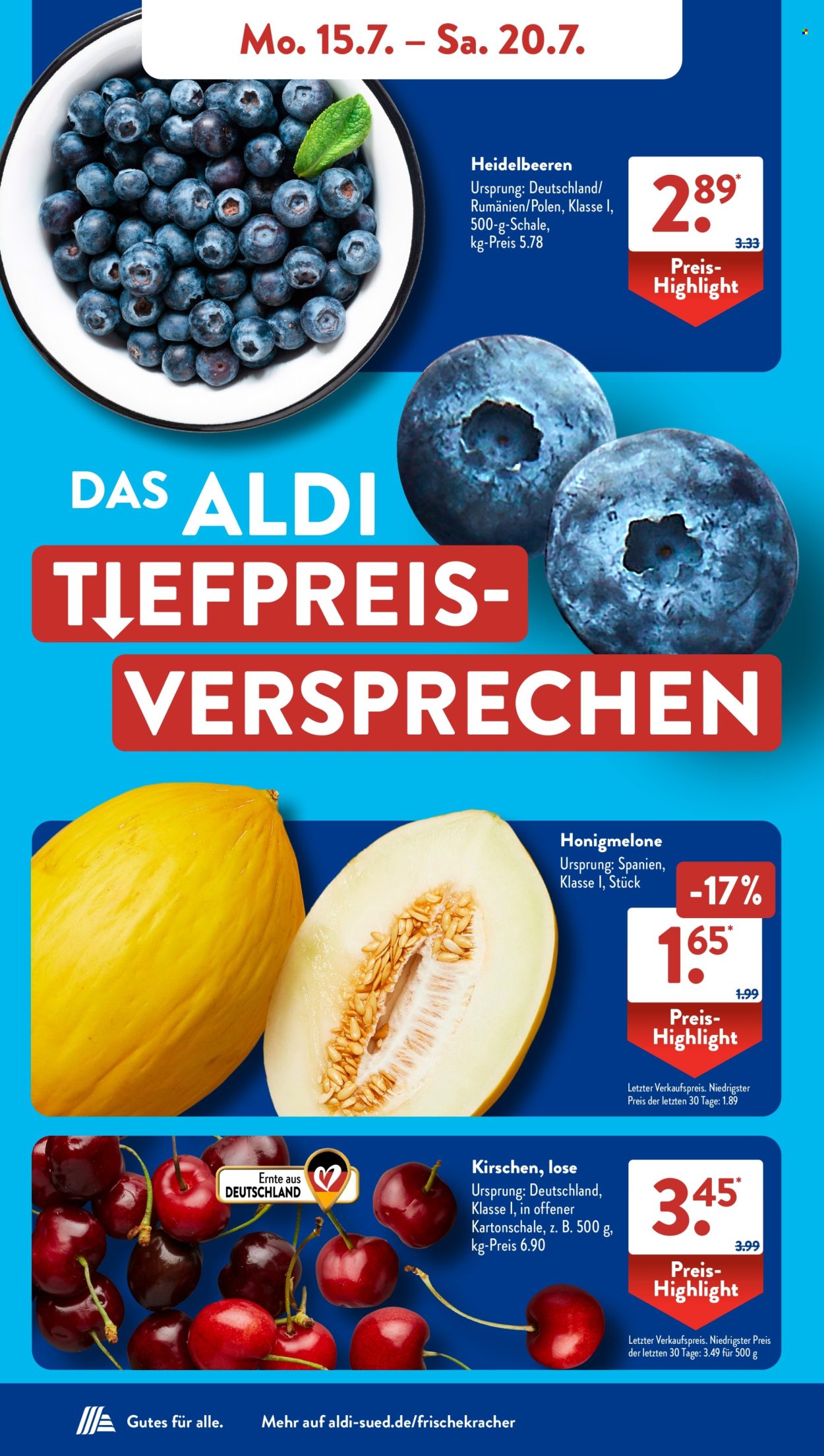ALDI SÜD Prospekte  - 15.07.2024 - 20.07.2024. Seite 4