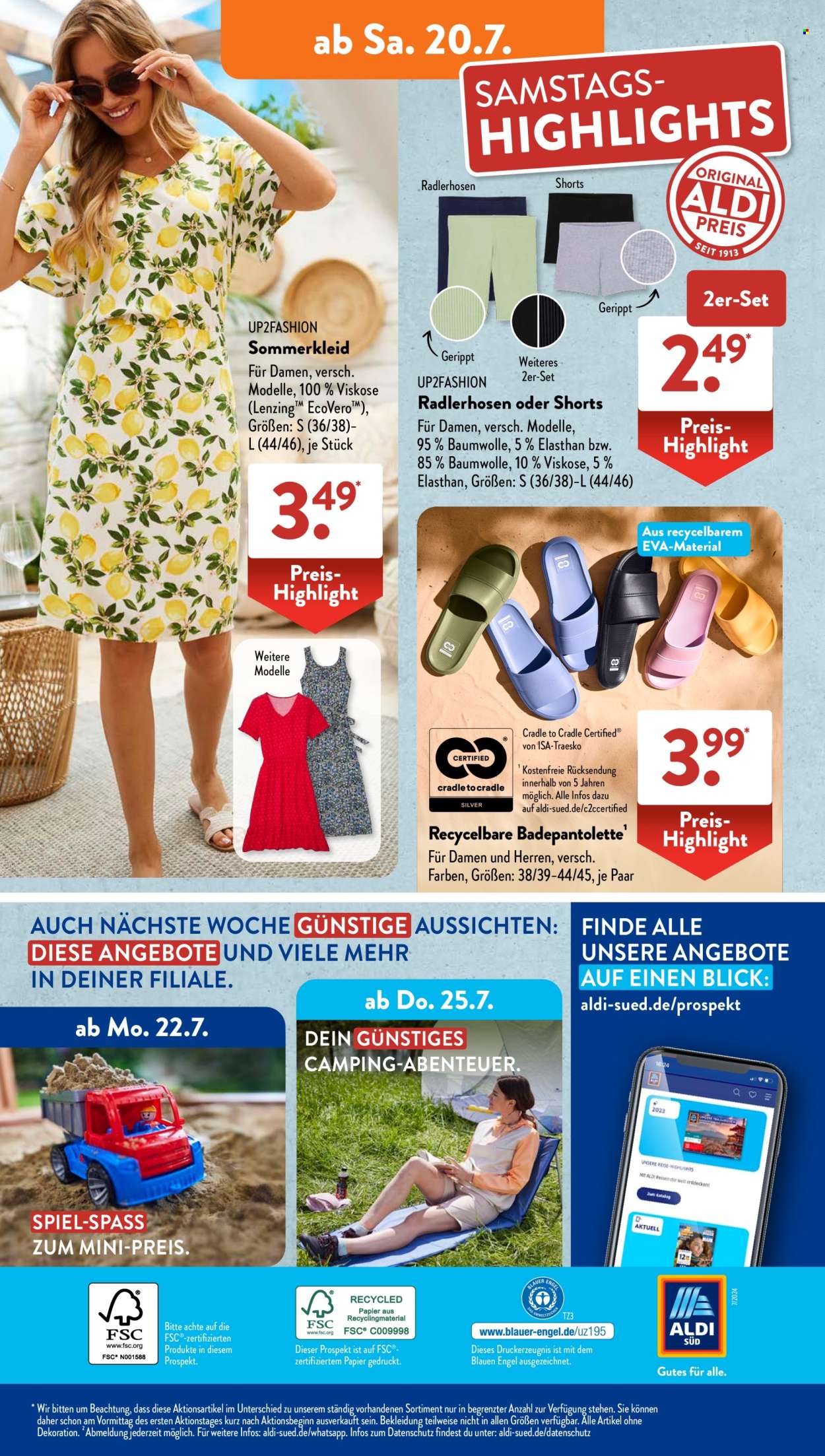 ALDI SÜD Prospekte  - 15.07.2024 - 20.07.2024. Seite 40