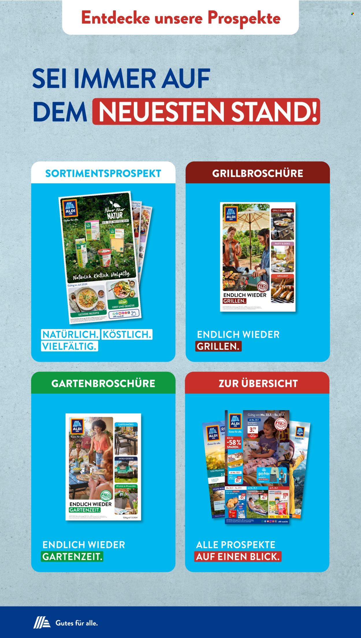 ALDI SÜD Prospekte  - 15.07.2024 - 20.07.2024. Seite 48