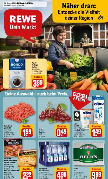 Prospekte REWE - 15.07.2024 - 20.07.2024.
