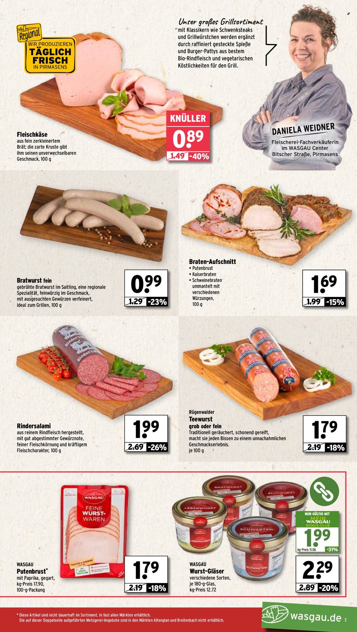 Wasgau Prospekte  - 15.07.2024 - 20.07.2024. Seite 3