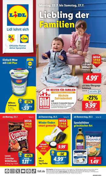 Prospekte Lidl - 22.07.2024 - 27.07.2024.