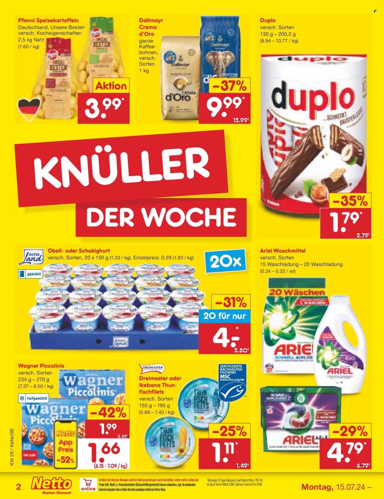 Netto Marken-Discount Prospekte  - 15.07.2024 - 20.07.2024. Seite 2