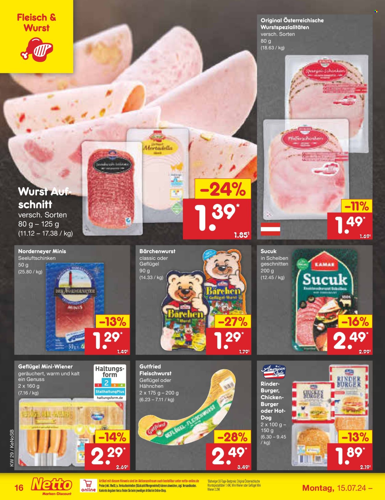 Netto Marken-Discount Prospekte  - 15.07.2024 - 20.07.2024. Seite 18