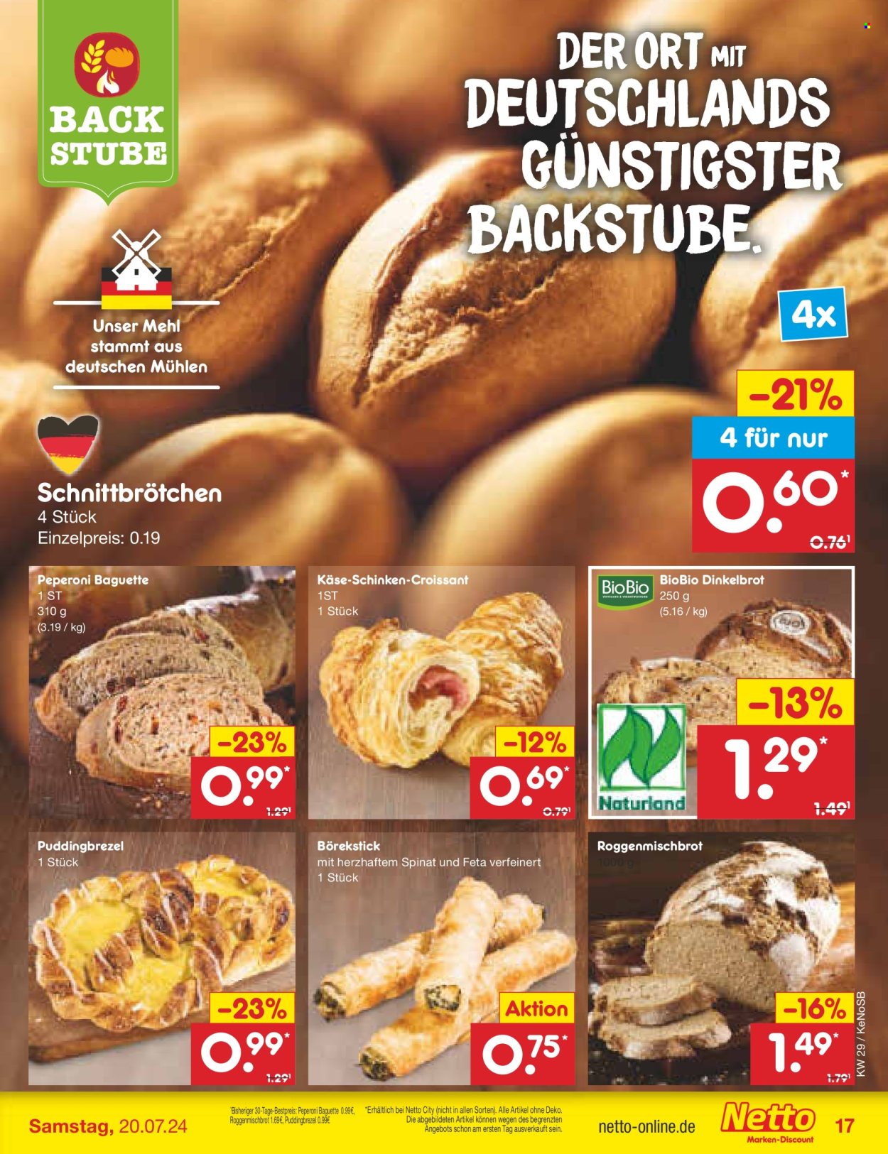 Netto Marken-Discount Prospekte  - 15.07.2024 - 20.07.2024. Seite 19