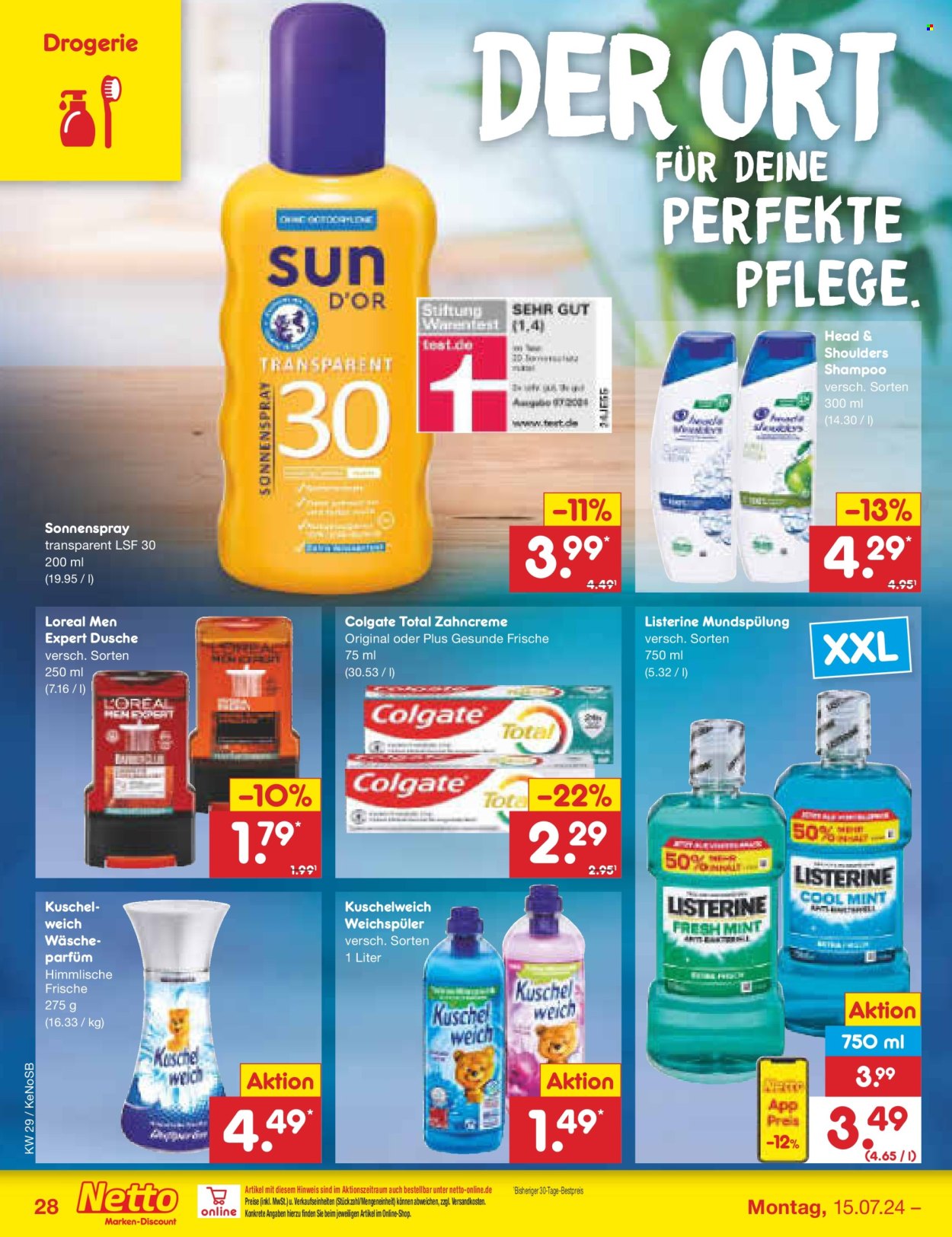Netto Marken-Discount Prospekte  - 15.07.2024 - 20.07.2024. Seite 32