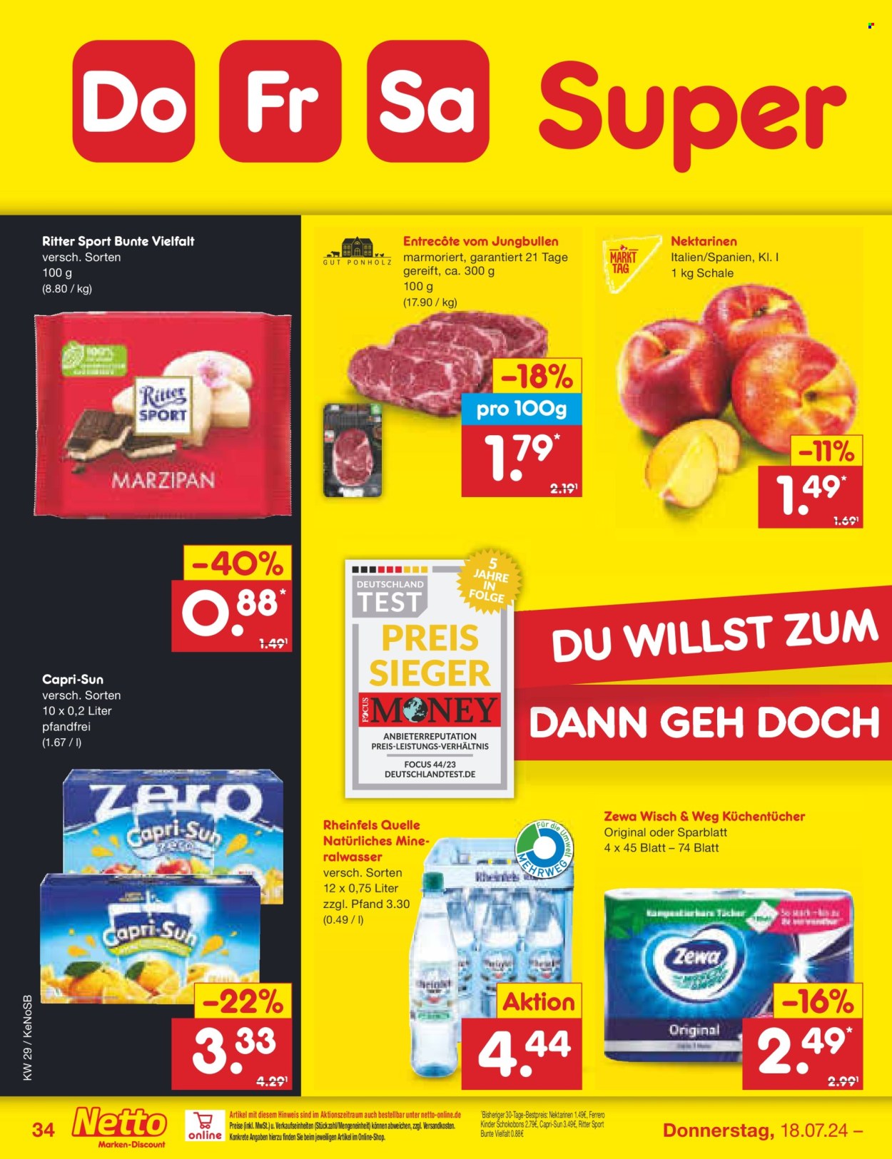 Netto Marken-Discount Prospekte  - 15.07.2024 - 20.07.2024. Seite 40
