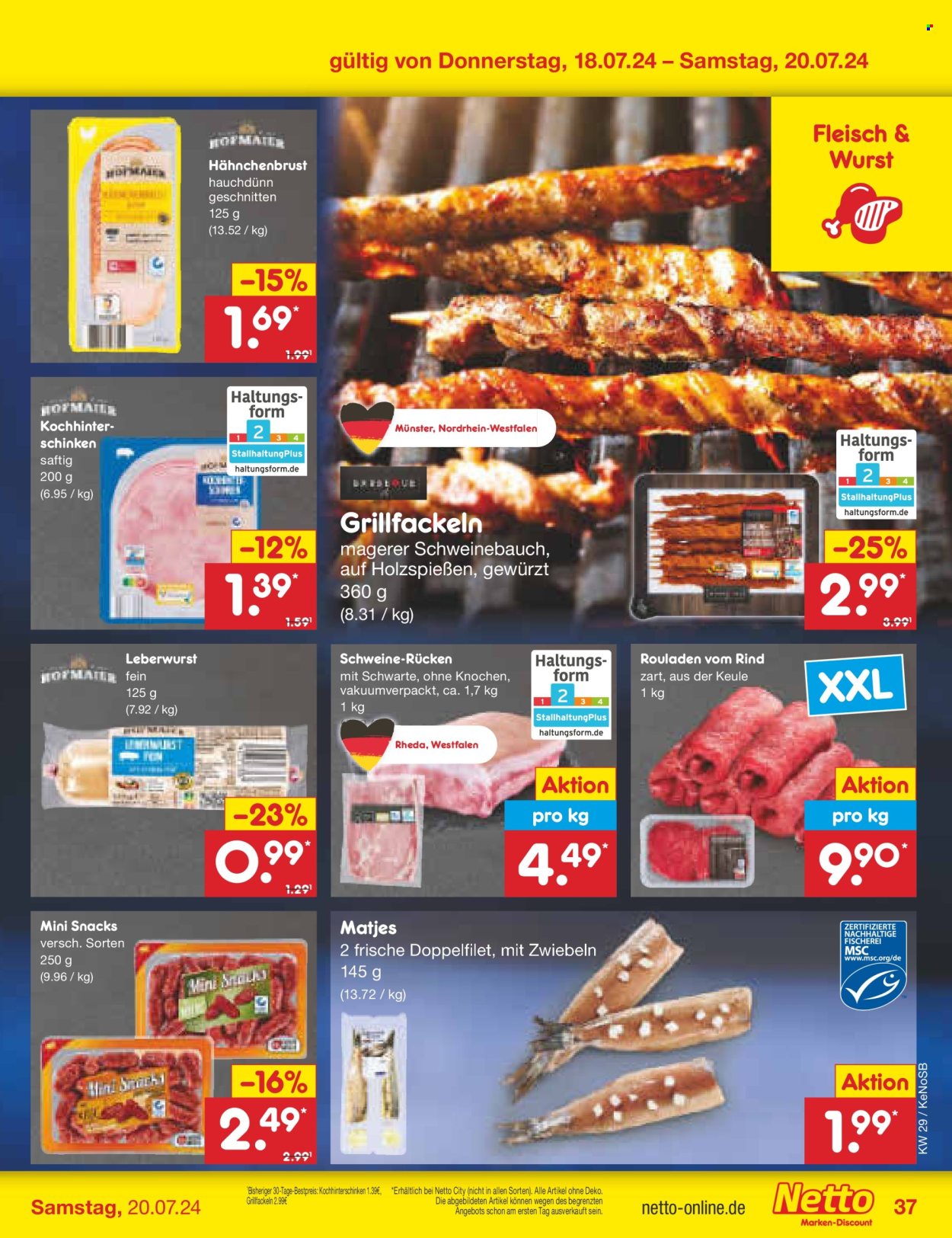 Netto Marken-Discount Prospekte  - 15.07.2024 - 20.07.2024. Seite 43