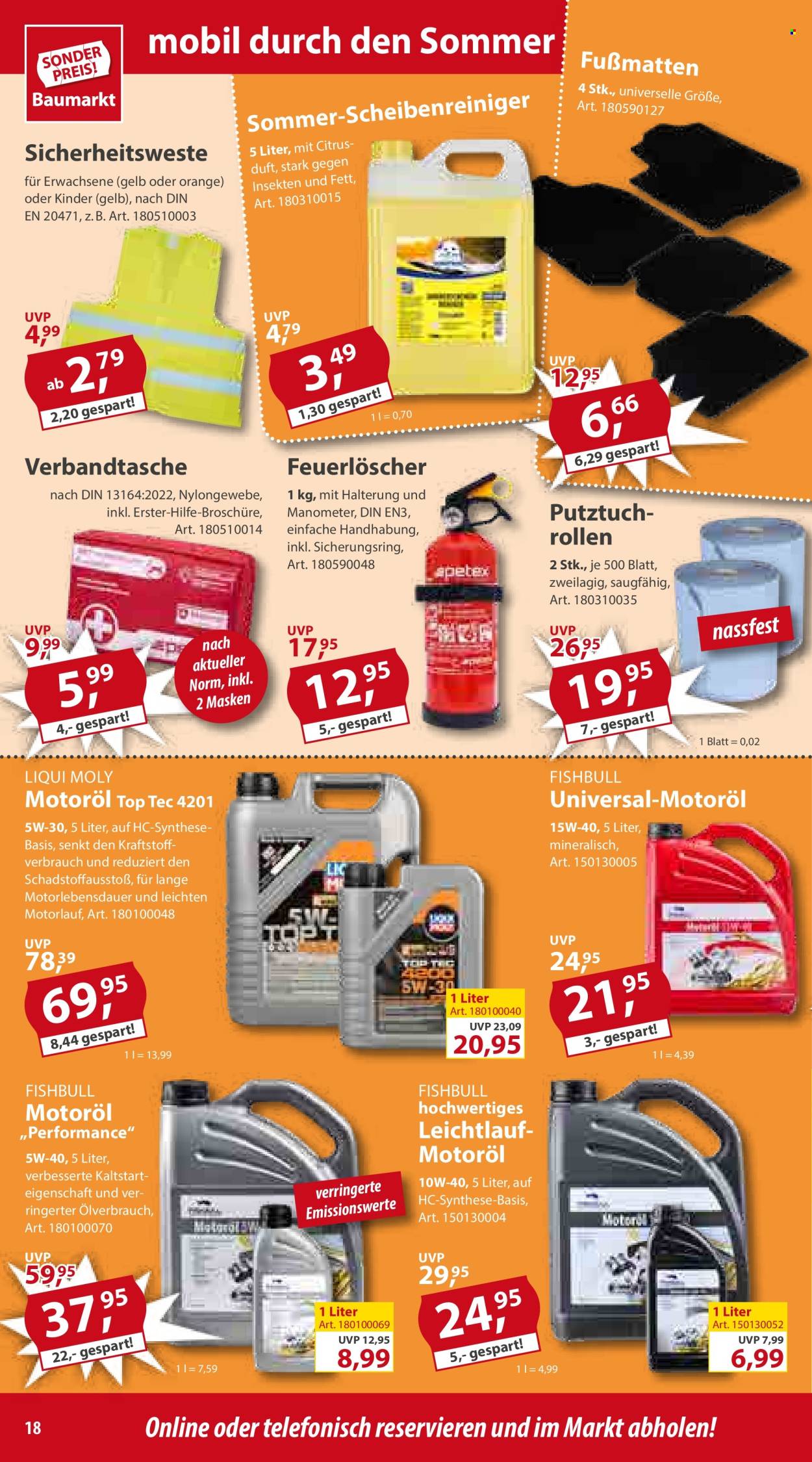Sonderpreis-Baumarkt Prospekte  - 27.07.2024 - 2.08.2024. Seite 18
