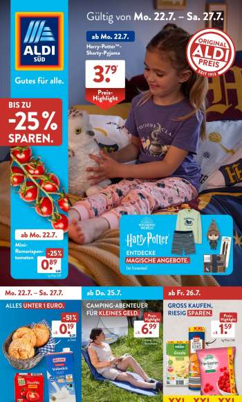 Prospekte ALDI SÜD - 22.07.2024 - 27.07.2024.