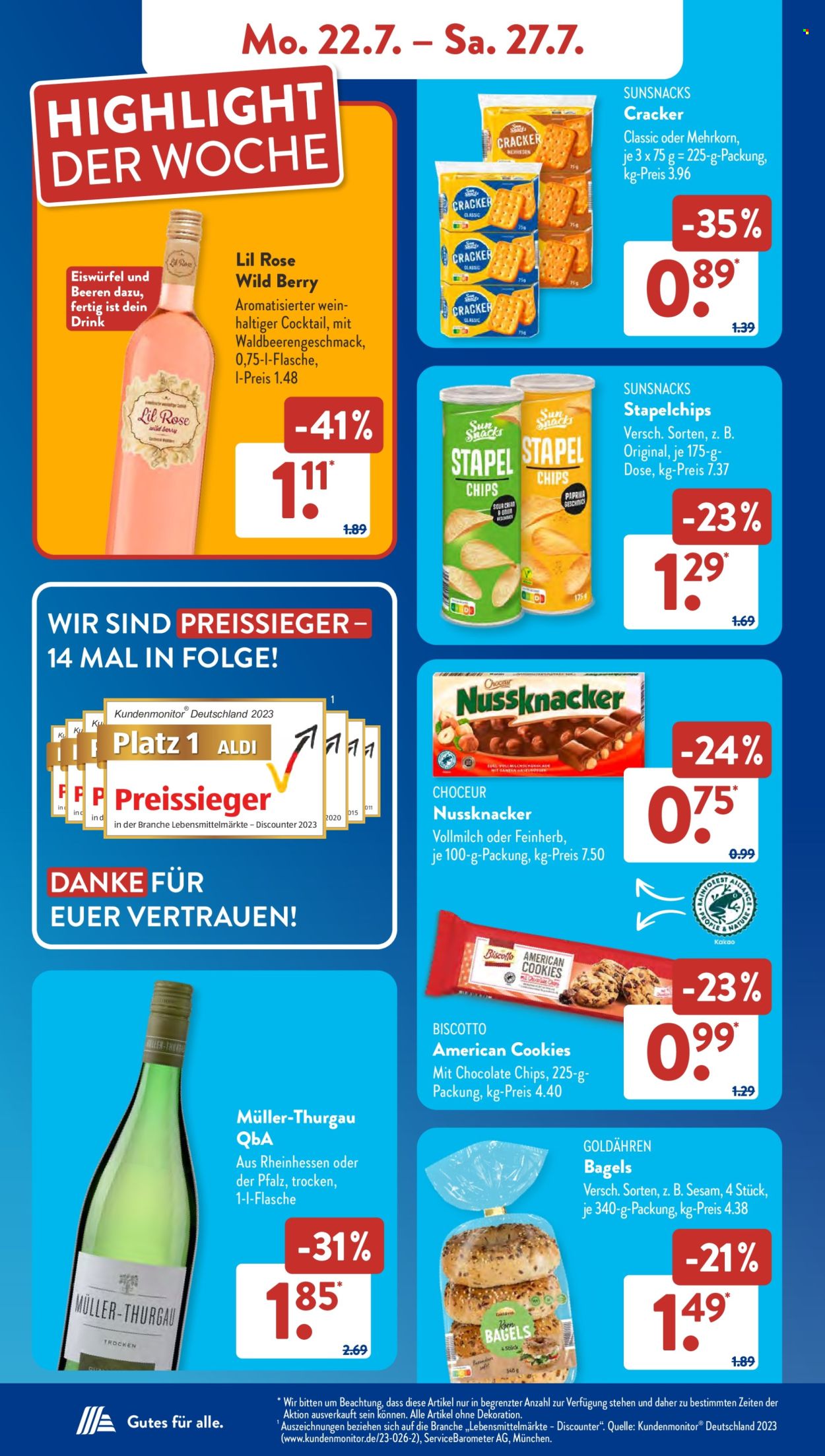 ALDI SÜD Prospekte  - 22.07.2024 - 27.07.2024. Seite 8