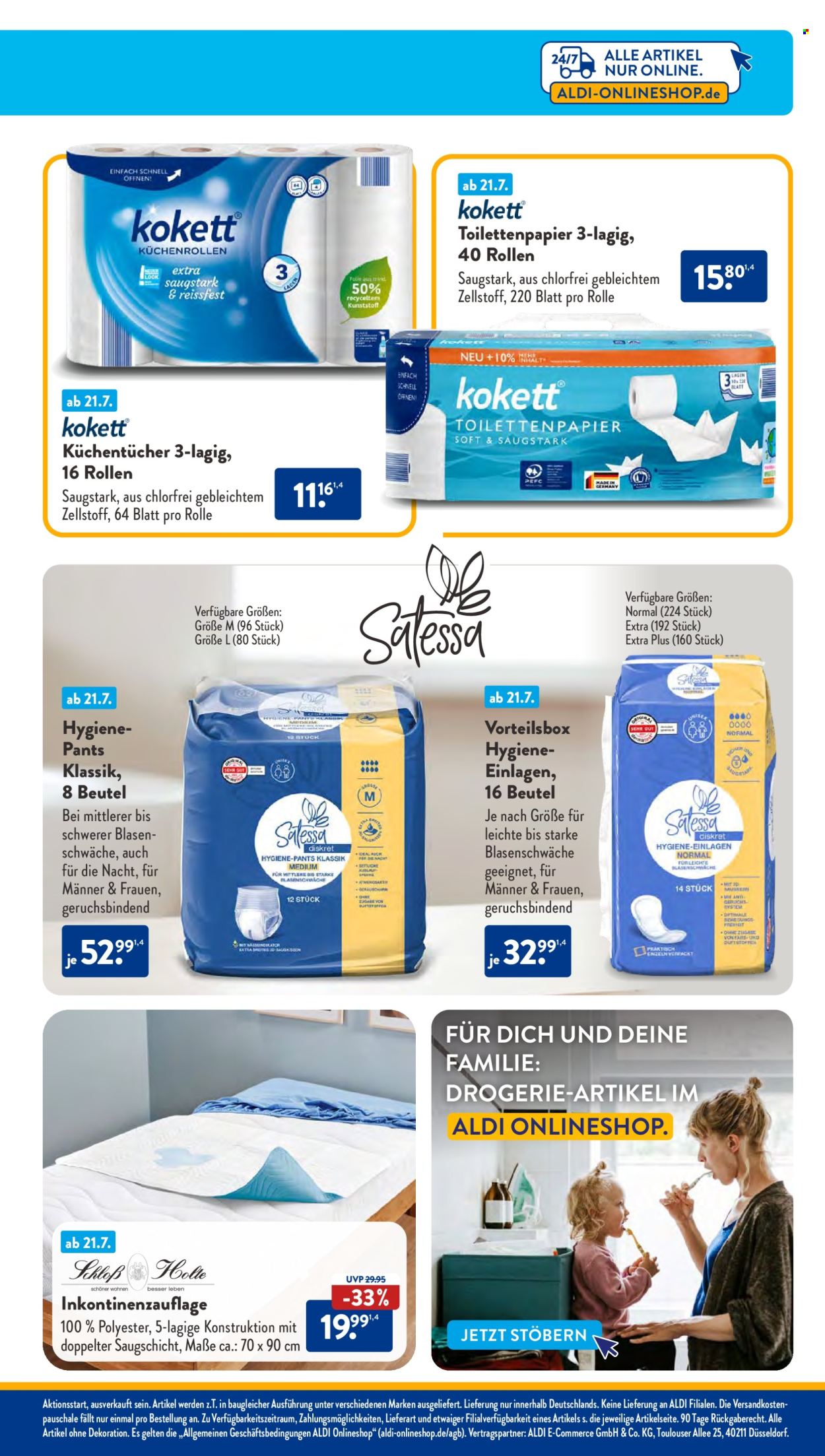 ALDI SÜD Prospekte  - 22.07.2024 - 27.07.2024. Seite 39
