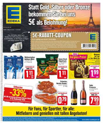 Prospekte Edeka - 22.07.2024 - 27.07.2024.