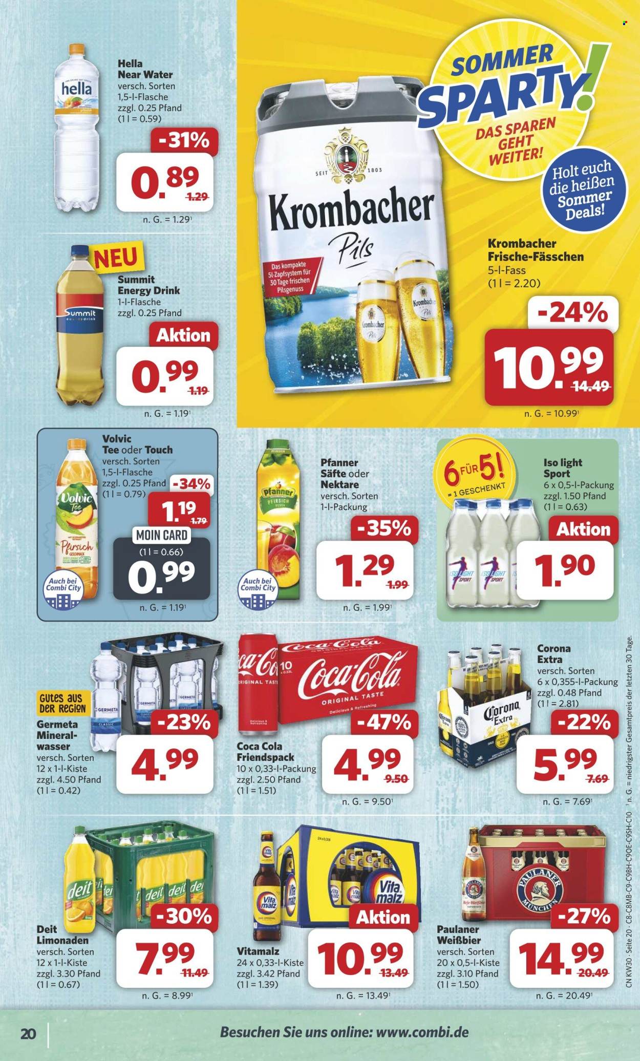 Combi Prospekte  - 22.07.2024 - 27.07.2024. Seite 20