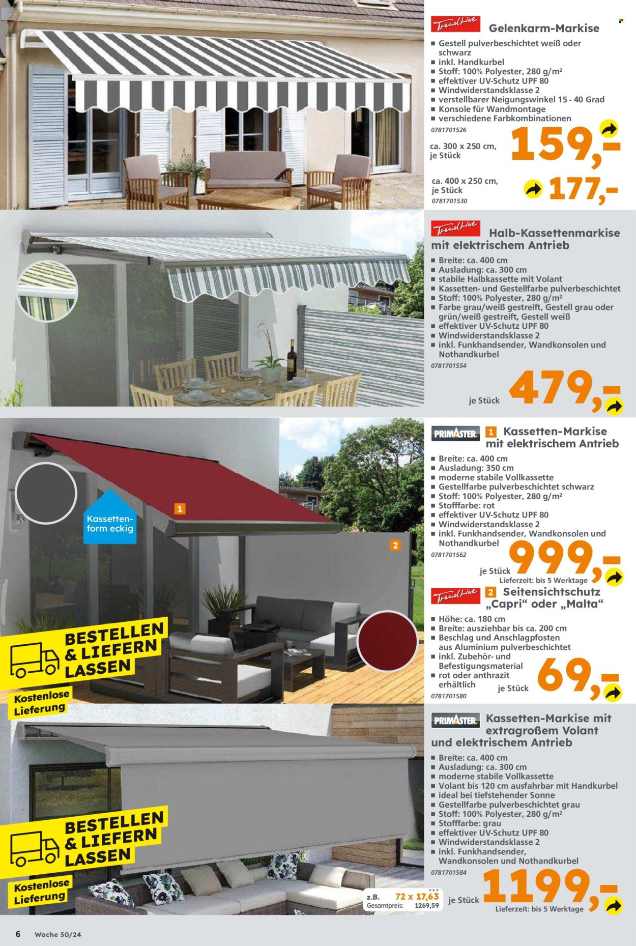 Globus Baumarkt Prospekte  - 22.07.2024 - 27.07.2024. Seite 6