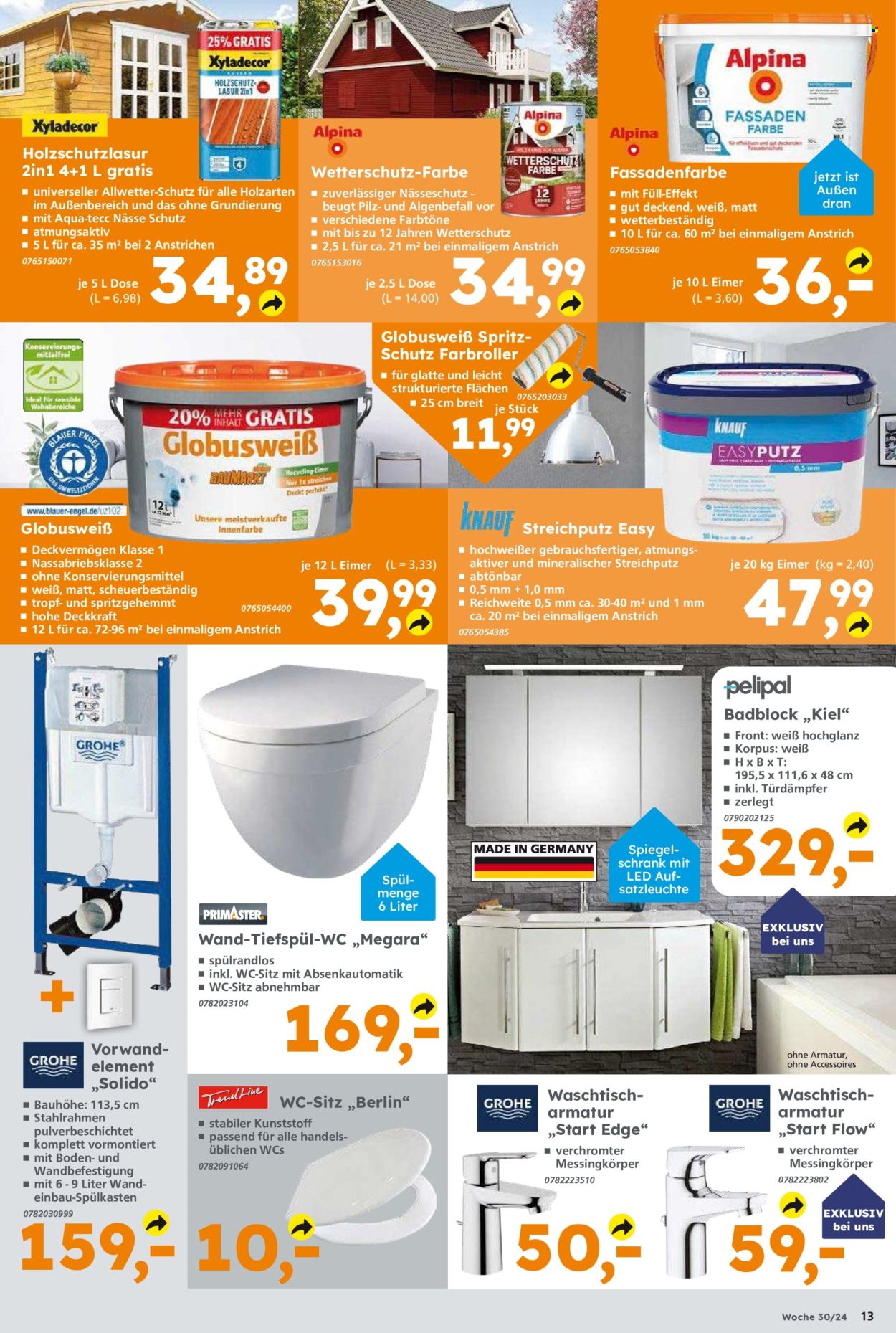 Globus Baumarkt Prospekte  - 22.07.2024 - 27.07.2024. Seite 13