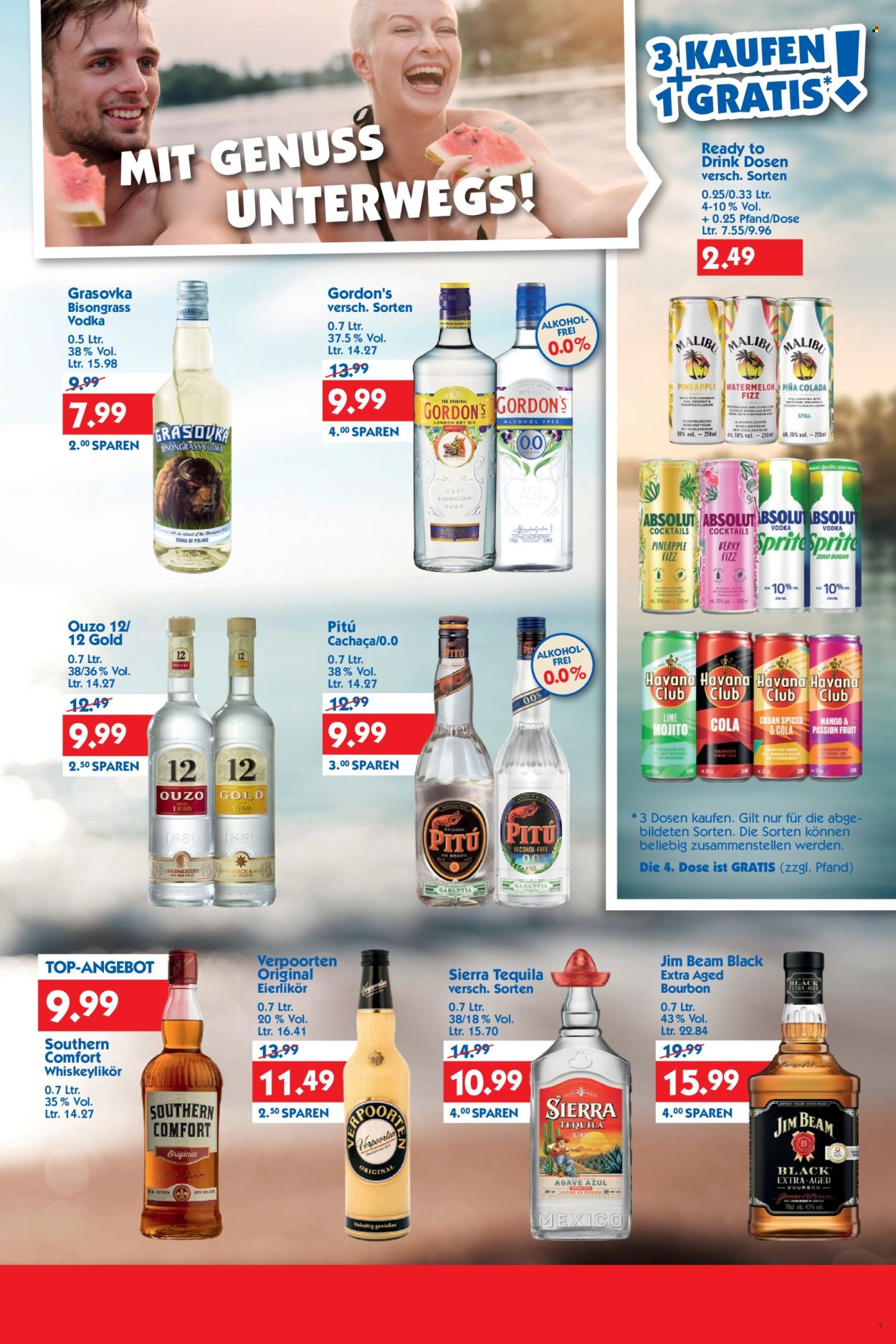 Hol'ab! Getränkemarkt Prospekte  - 22.07.2024 - 27.07.2024. Seite 7