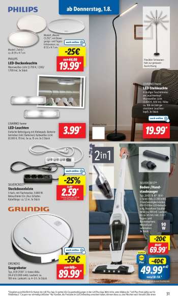 thumbnail - SILVERCREST® Boden-/Handstaubsauger