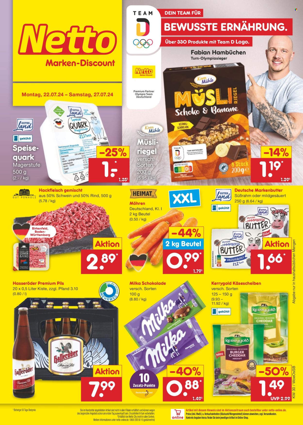 Netto Marken-Discount Prospekte  - 22.07.2024 - 27.07.2024. Seite 1