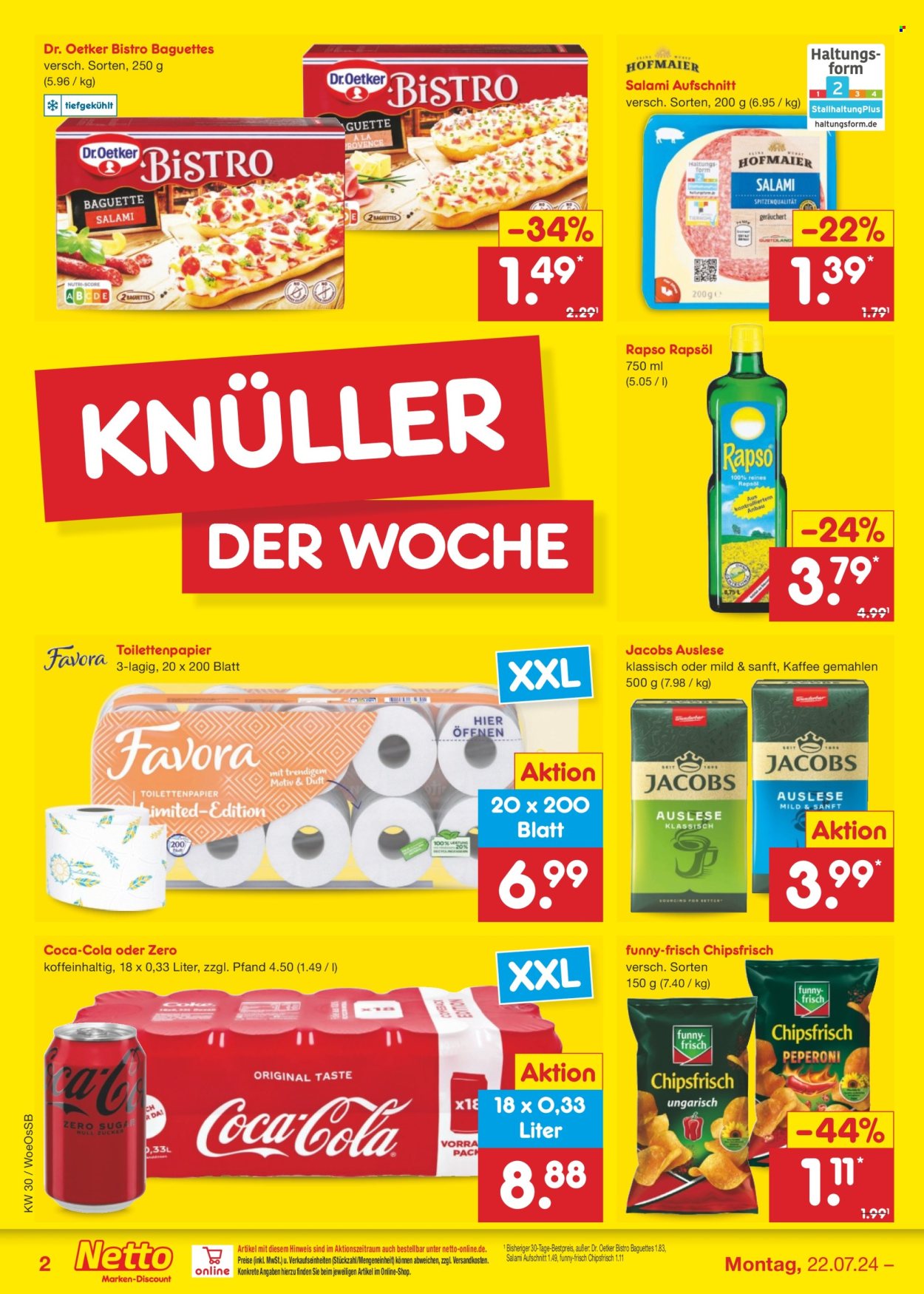 Netto Marken-Discount Prospekte  - 22.07.2024 - 27.07.2024. Seite 2