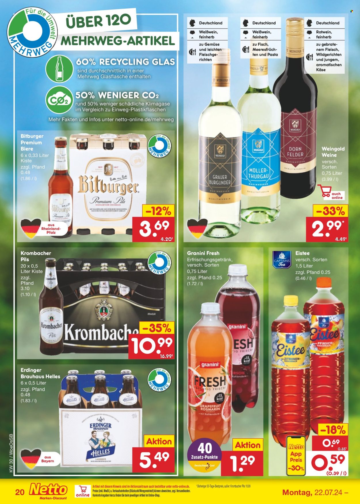 Netto Marken-Discount Prospekte  - 22.07.2024 - 27.07.2024. Seite 22
