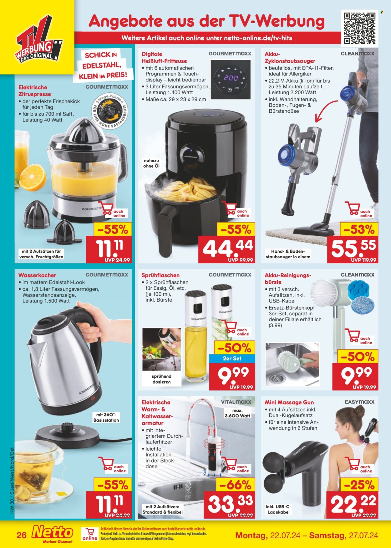 Netto Marken-Discount Prospekte  - 22.07.2024 - 27.07.2024. Seite 30