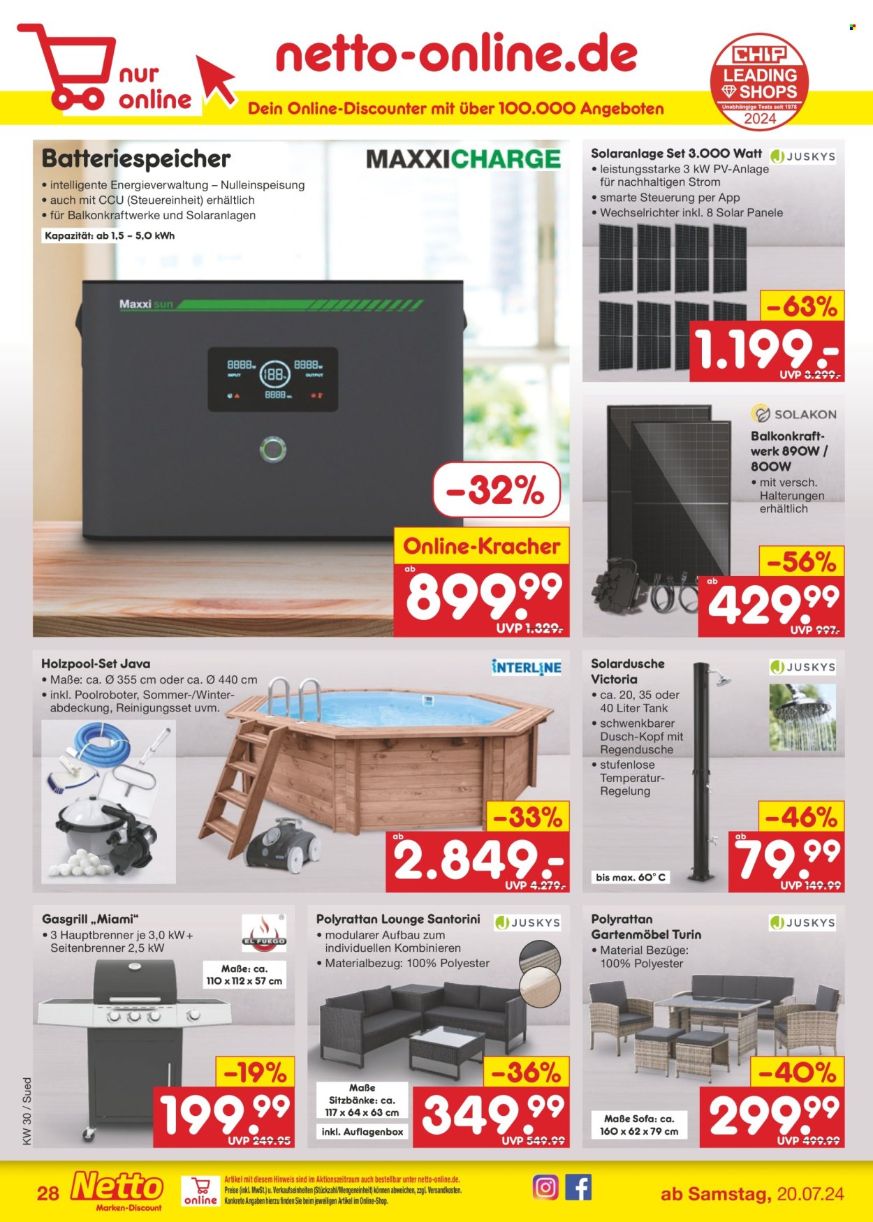 Netto Marken-Discount Prospekte  - 22.07.2024 - 27.07.2024. Seite 32