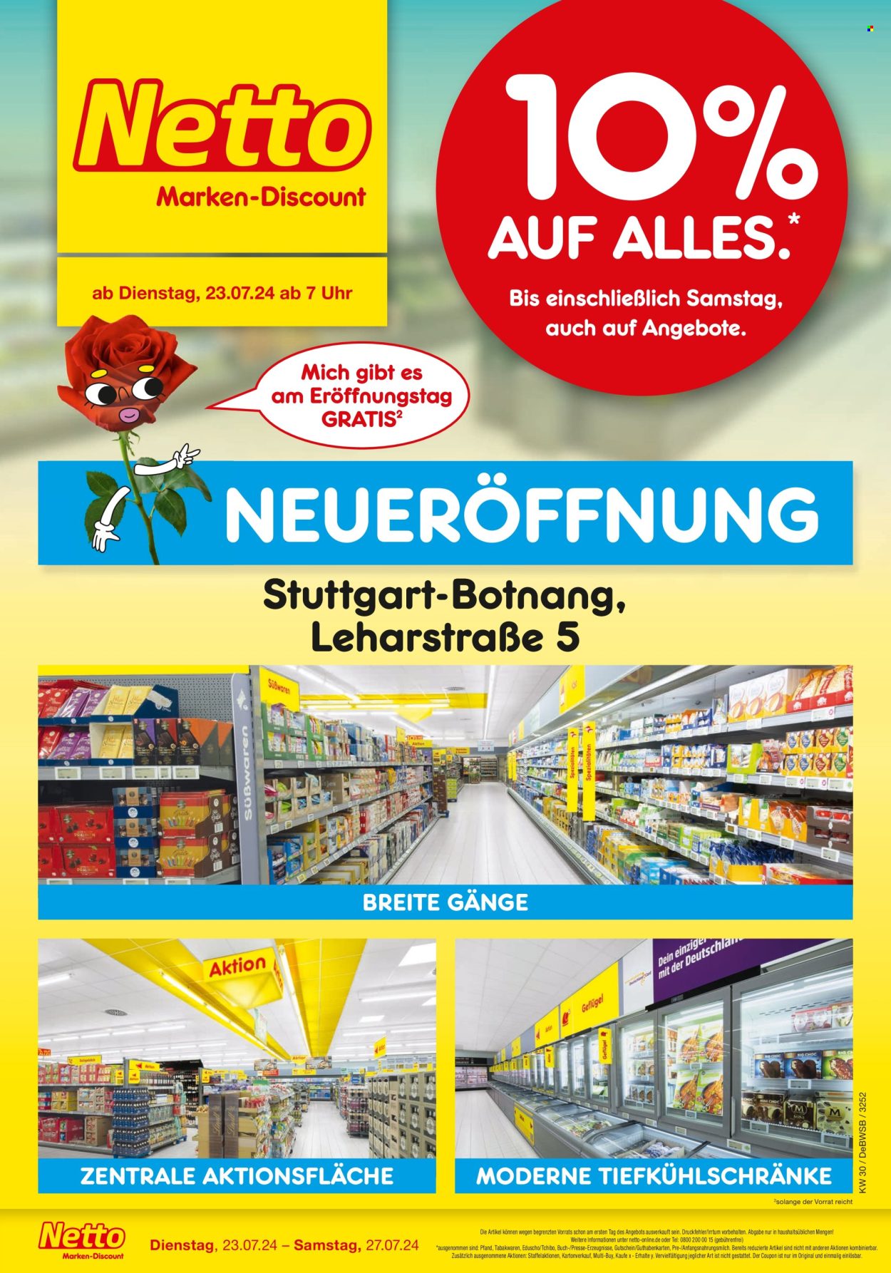 Netto Marken-Discount Prospekte  - 23.07.2024 - 27.07.2024. Seite 1