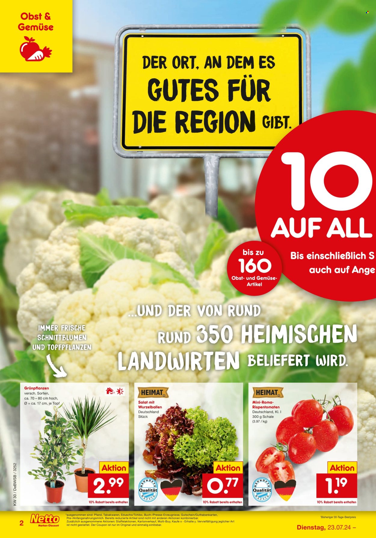 Netto Marken-Discount Prospekte  - 23.07.2024 - 27.07.2024. Seite 2