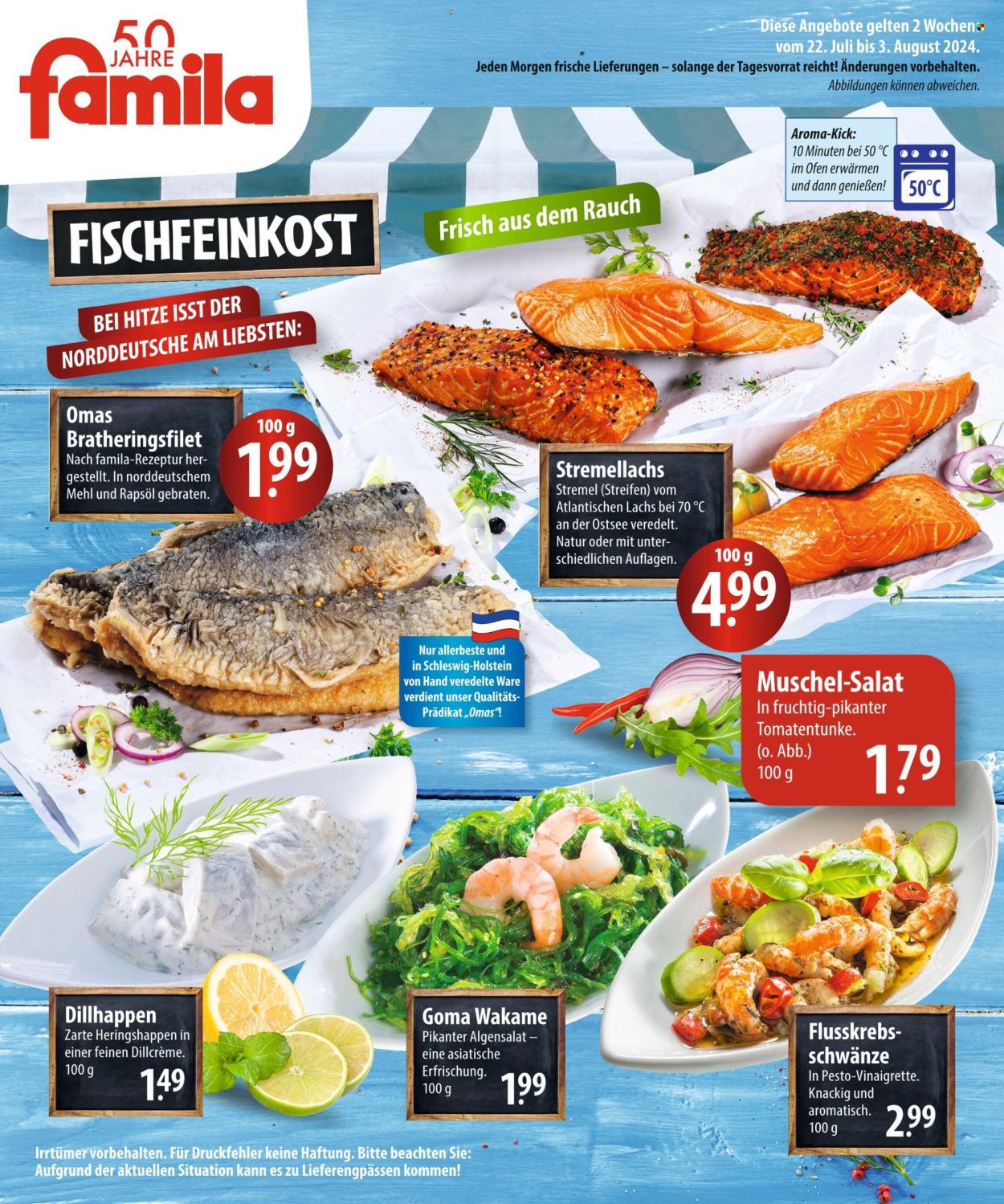 famila Prospekte  - 22.07.2024 - 3.08.2024. Seite 2