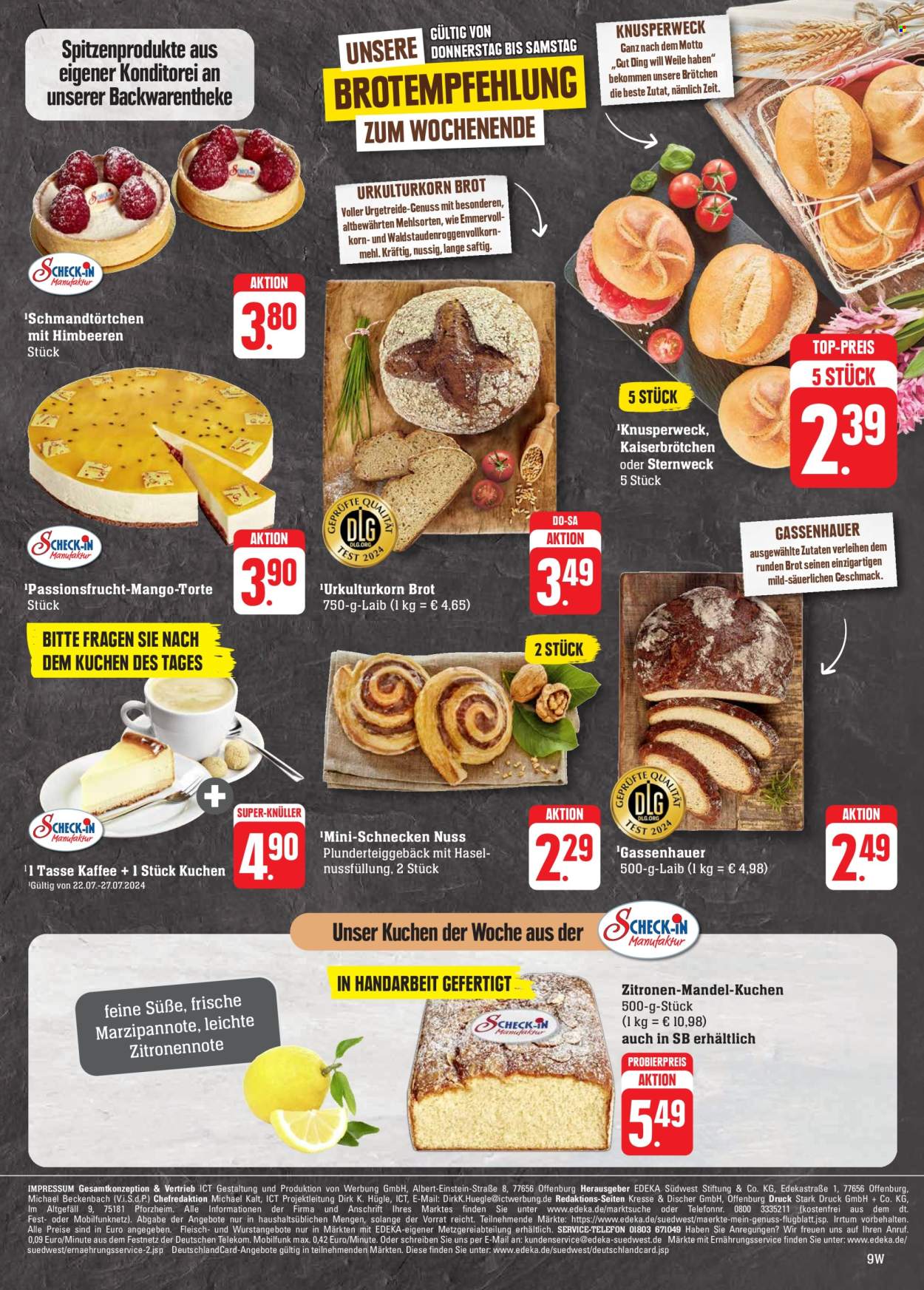 Edeka Prospekte  - 22.07.2024 - 27.07.2024. Seite 9