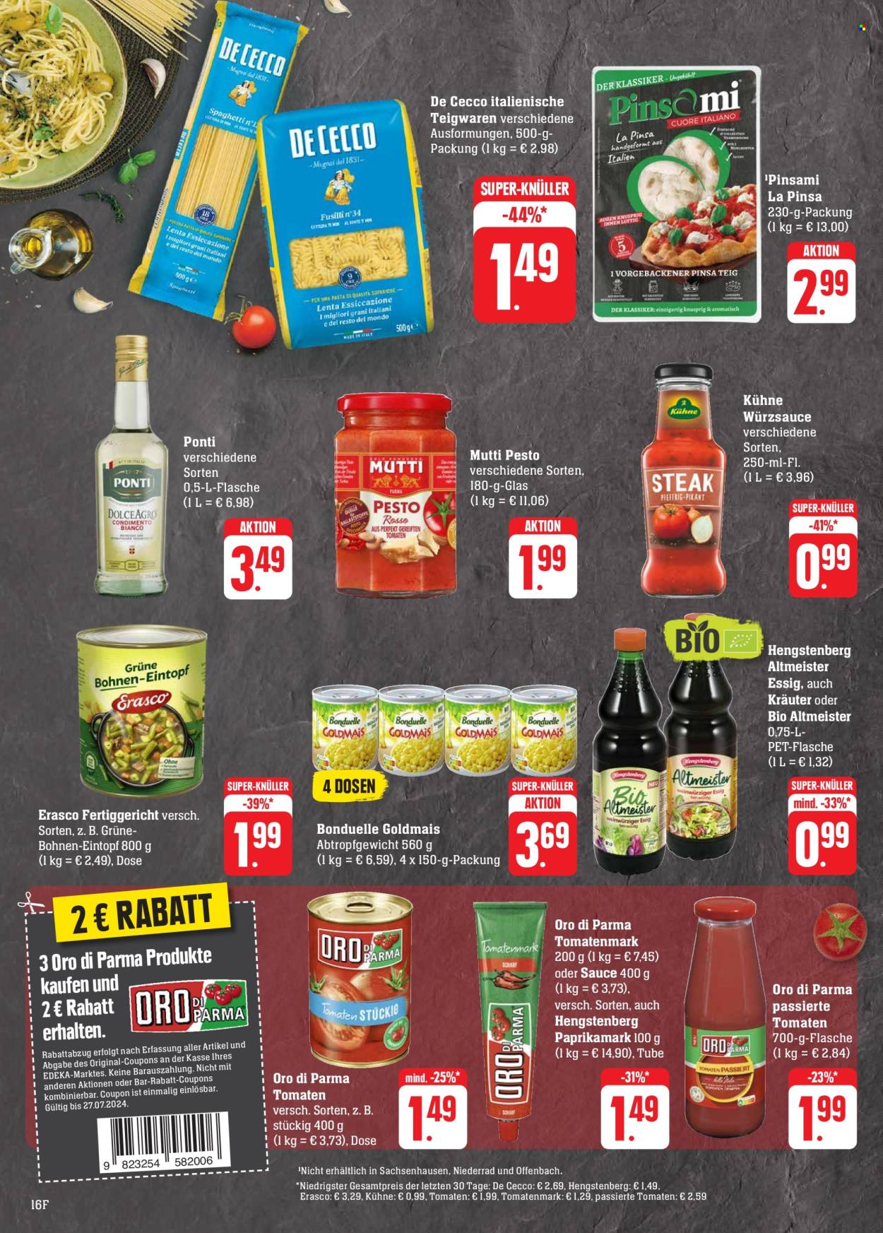 Edeka Prospekte  - 22.07.2024 - 27.07.2024. Seite 16