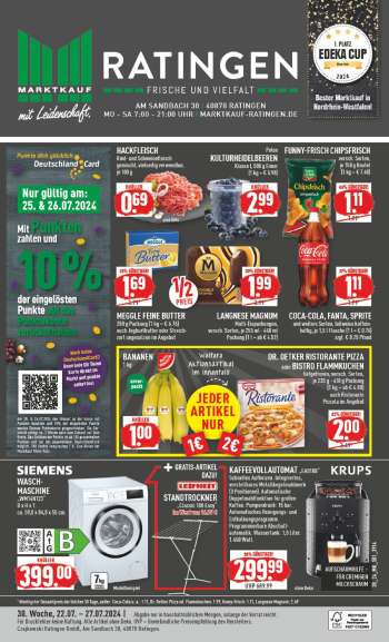 Prospekte Marktkauf - 22.07.2024 - 27.07.2024.
