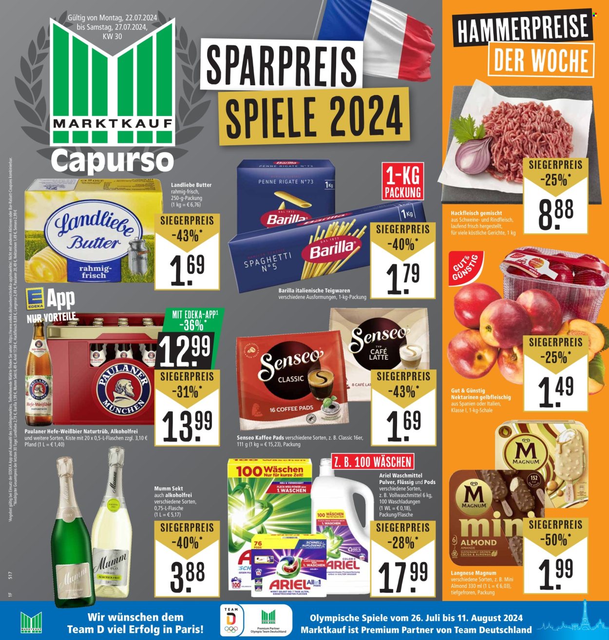 Marktkauf Prospekte  - 22.07.2024 - 27.07.2024. Seite 1