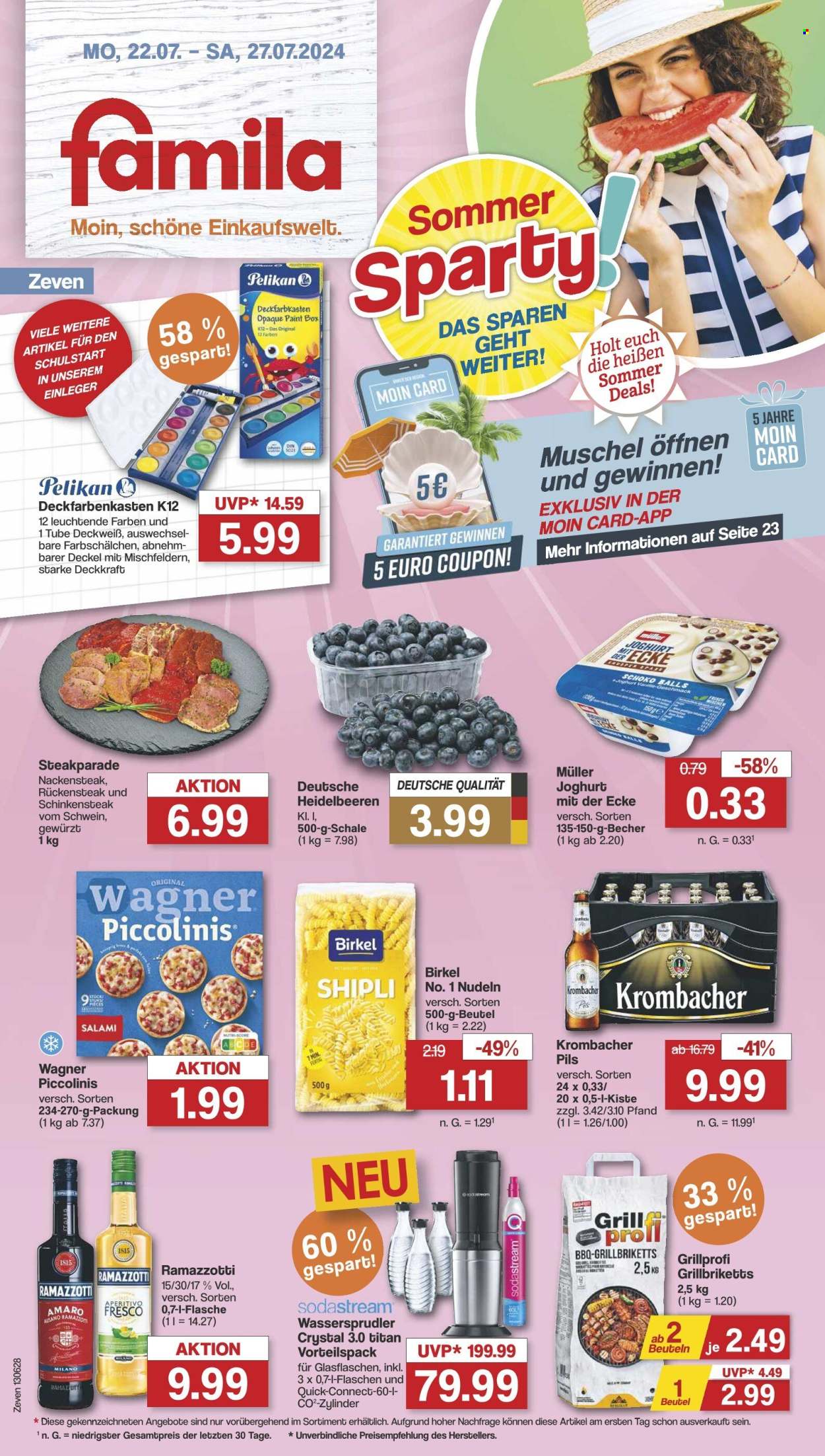 famila Prospekte  - 22.07.2024 - 27.07.2024. Seite 1