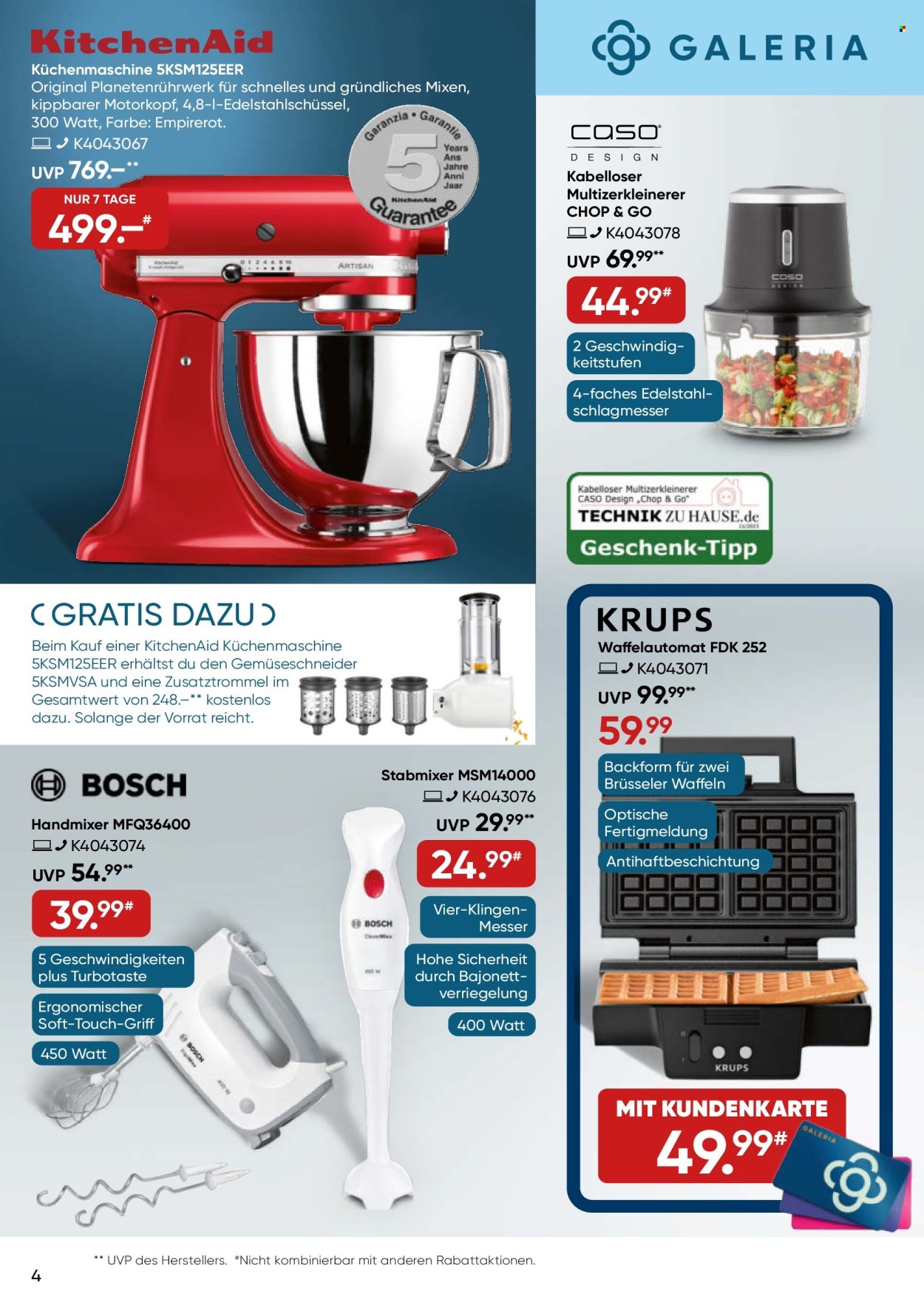 GALERIA Karstadt Kaufhof Prospekte  - 24.07.2024 - 30.07.2024. Seite 4