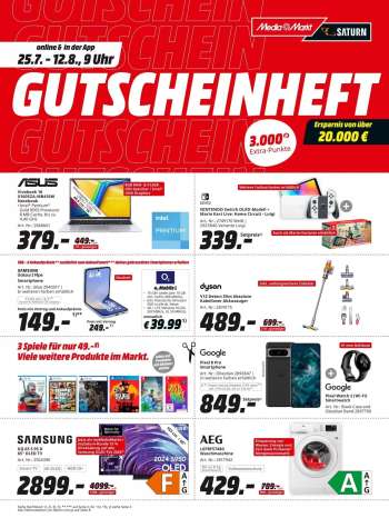 Prospekte MediaMarkt - 25.07.2024 - 12.08.2024.